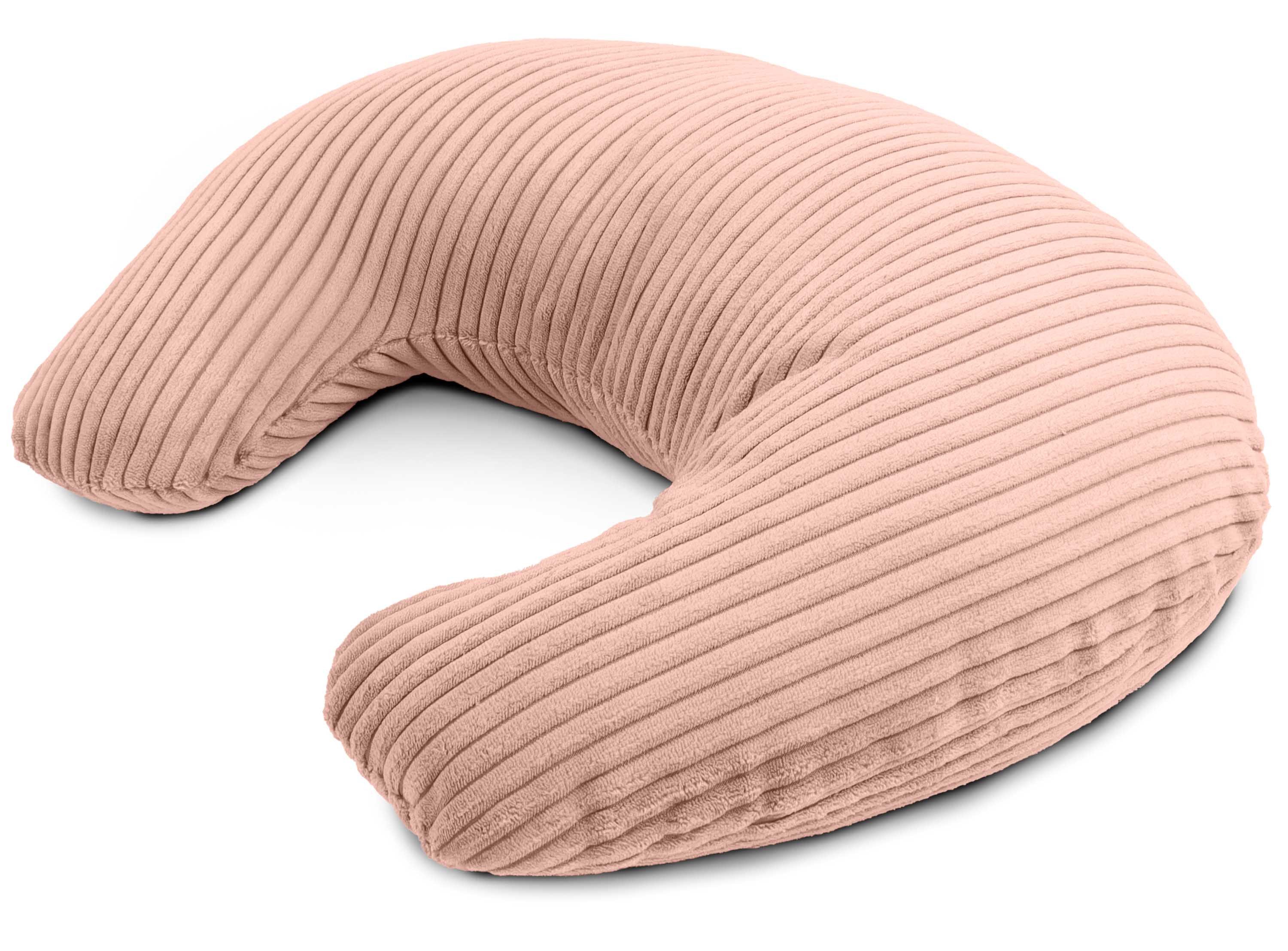 Amilian Stillkissen - Lagerungskissen - Schwangerschaftskissen mit Füllung und Bezug, Stillmond - Stillhörnchen - pregnancy pillow, für Mütter und Babys