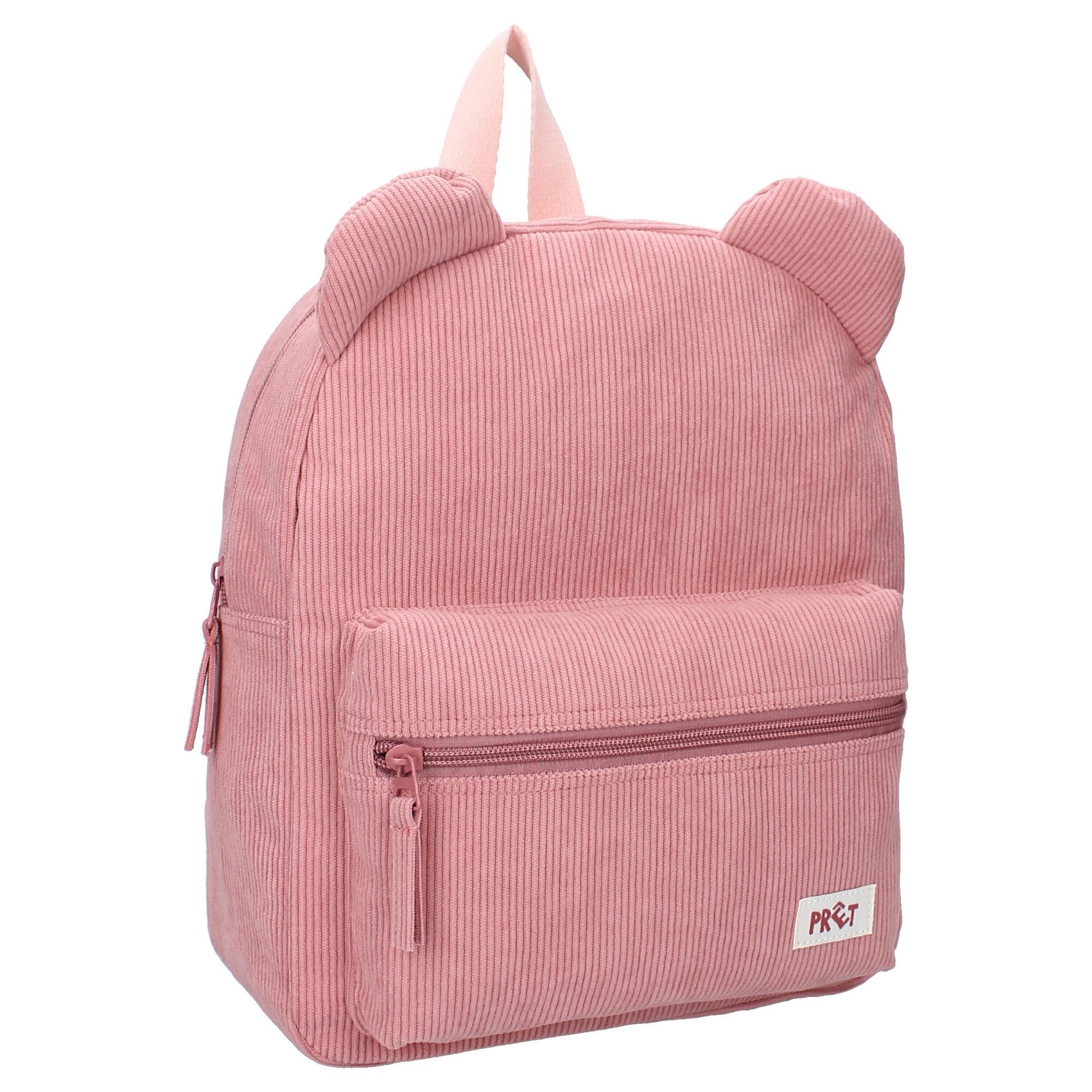 Vadobag Rucksack Prêt Rucksack 3D Ridge And Row – Beiger Rucksack aus Rippstoff