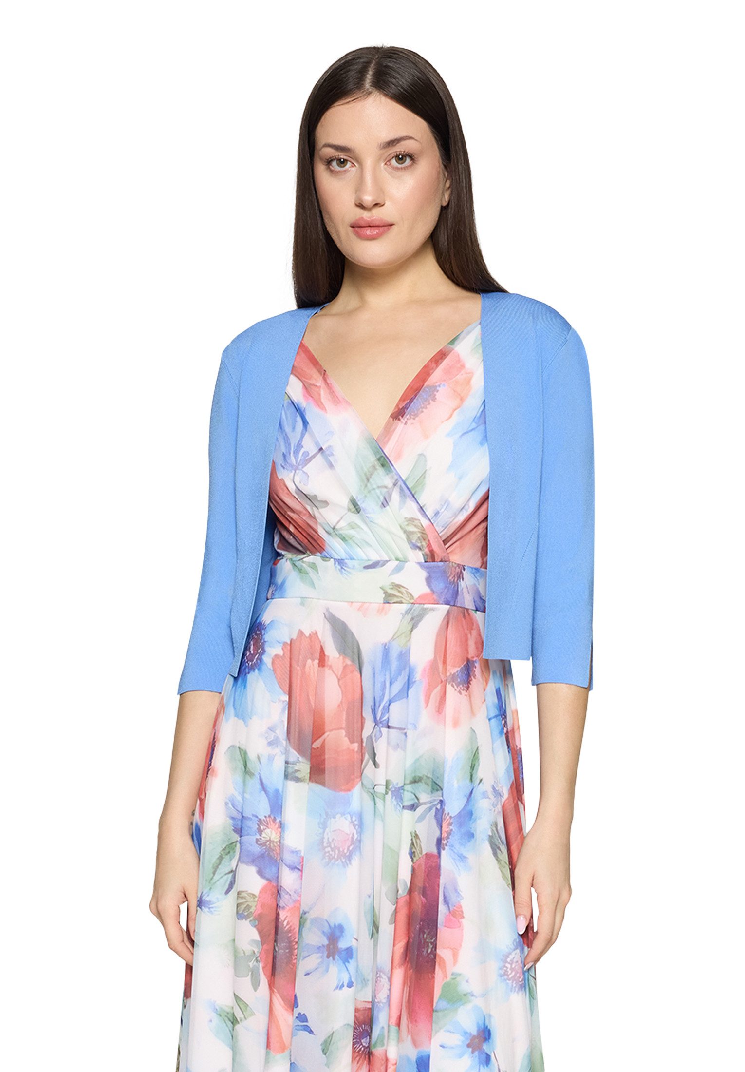 Vera Mont Strickjacke Damen langarm (1-tlg) Ärmelschlitz