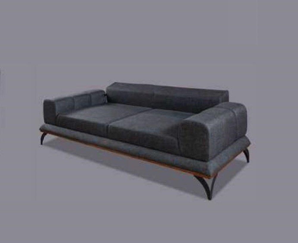 Polster Samt Sofa Sitz Wohnzimmer Couchen Design 3 JVmoebel 3-Sitzer Couch