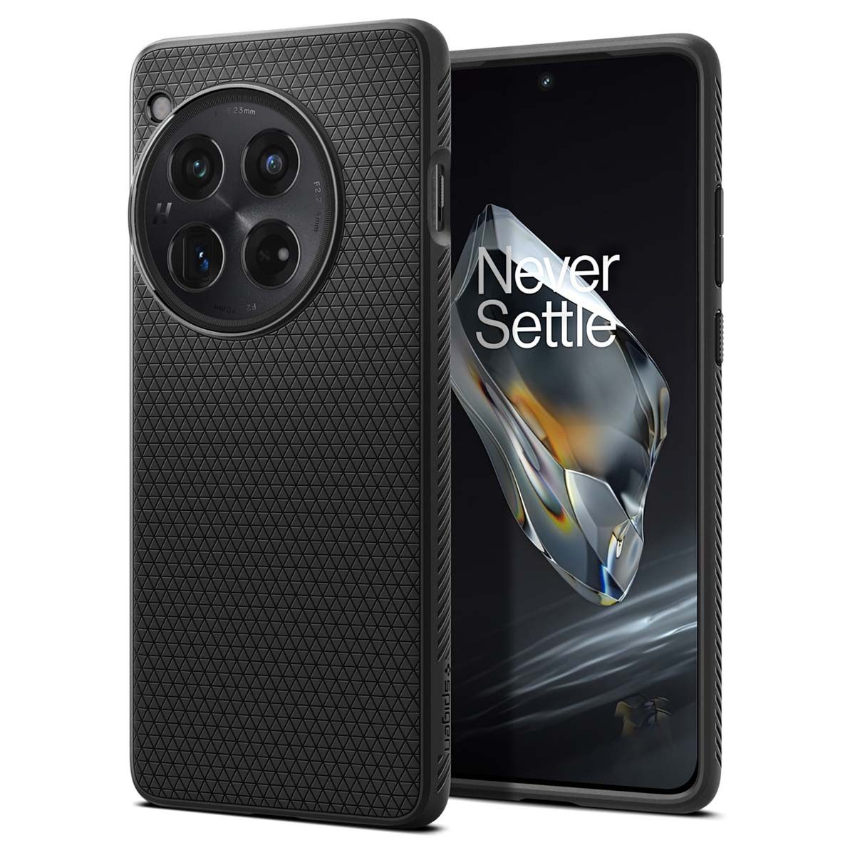 Spigen Backcover Spigen Liquid Air™ Backcover OnePlus 12 - Matte Black