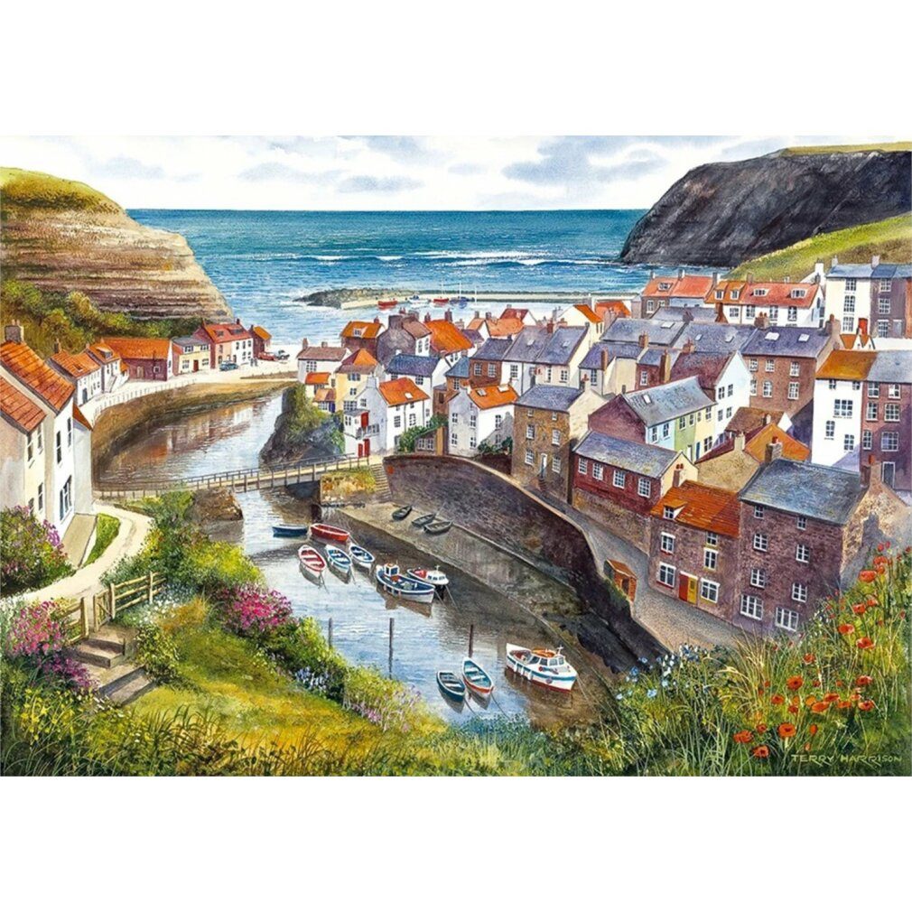 GIBSONS Puzzle GIBSONS Puzzle Staithes, Großbritannien 1000 Teile, Puzzleteile