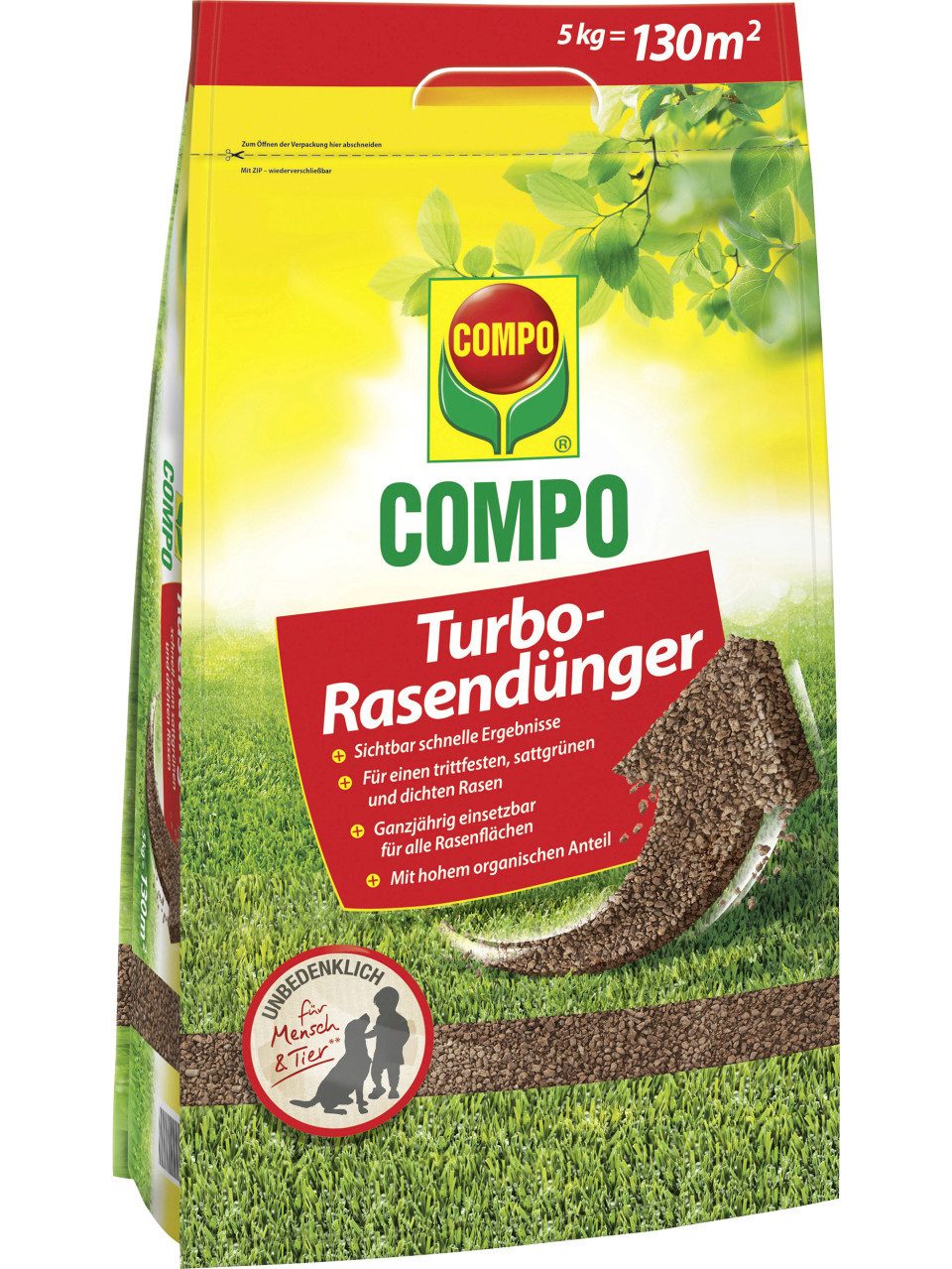 Compo Rasendünger Compo Rasendünger Turbo 5 kg