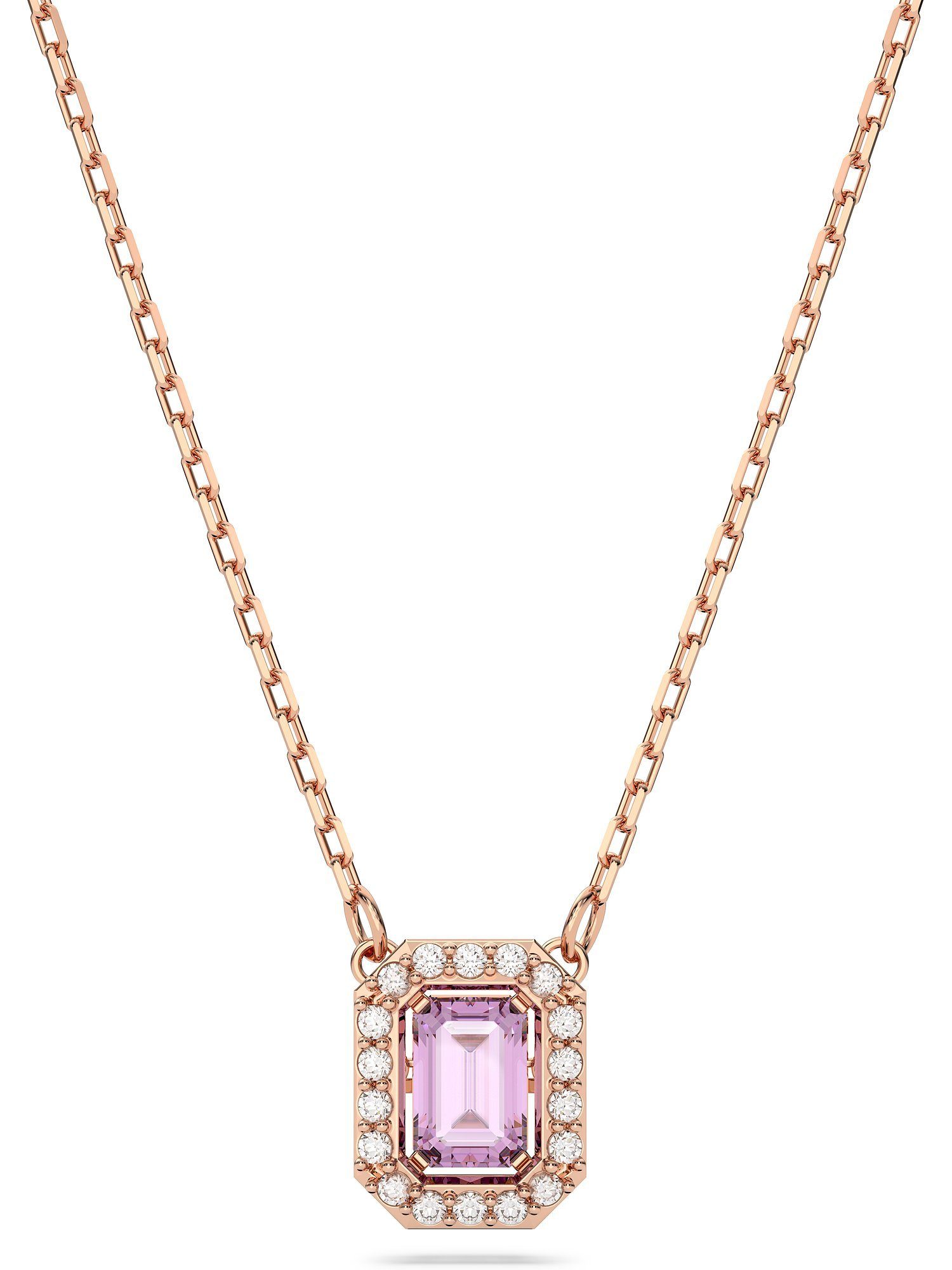 Collier Swarovski Damen-Kette Metall Swarovski-Kristall