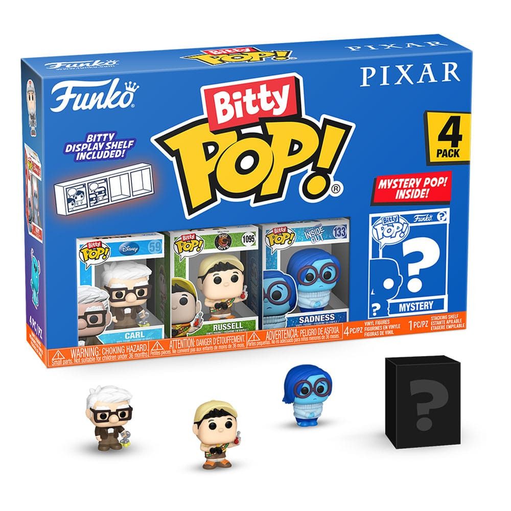 Merchandise-Figur Pixar Bitty POP! Vinyl Figuren 4er-Pack Up 2,5 cm