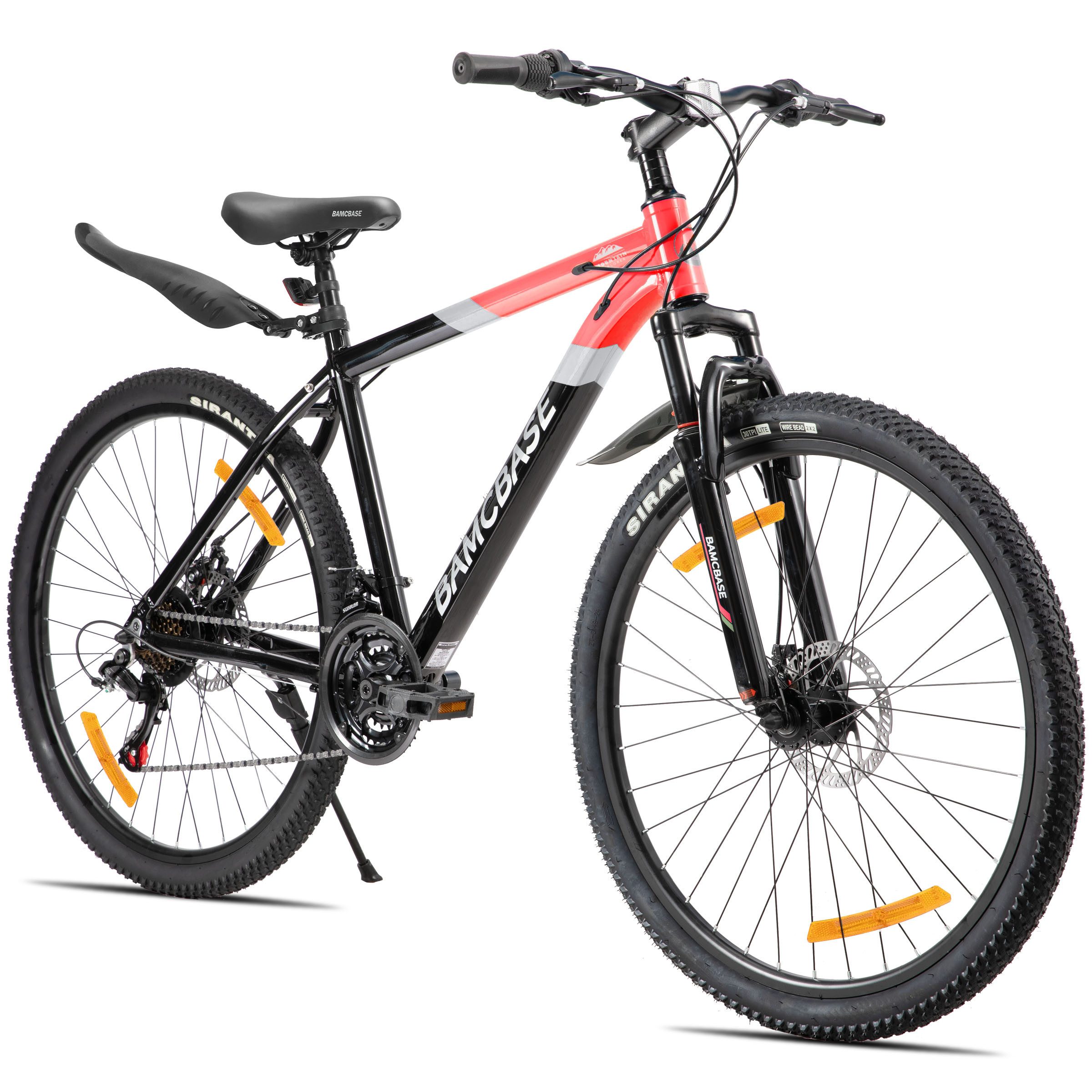 HILAND Mountainbike 26/27,5 Zoll Alu-Mountainbike 21-Gang, Scheibenbremsen & Komfortsattel