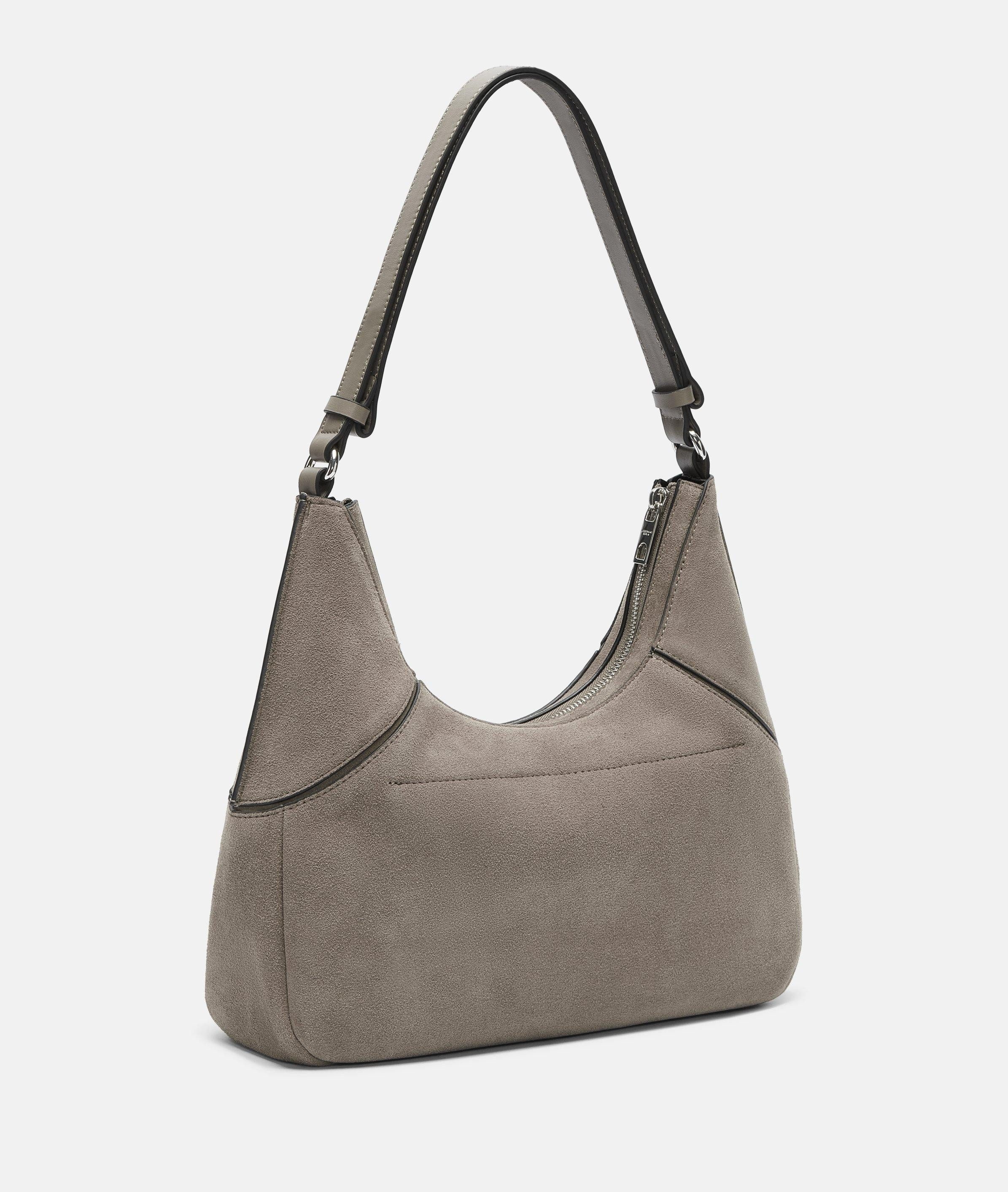 Liebeskind Berlin Schultertasche Lilly Hobo S, Schultertasche aus Veloursleder