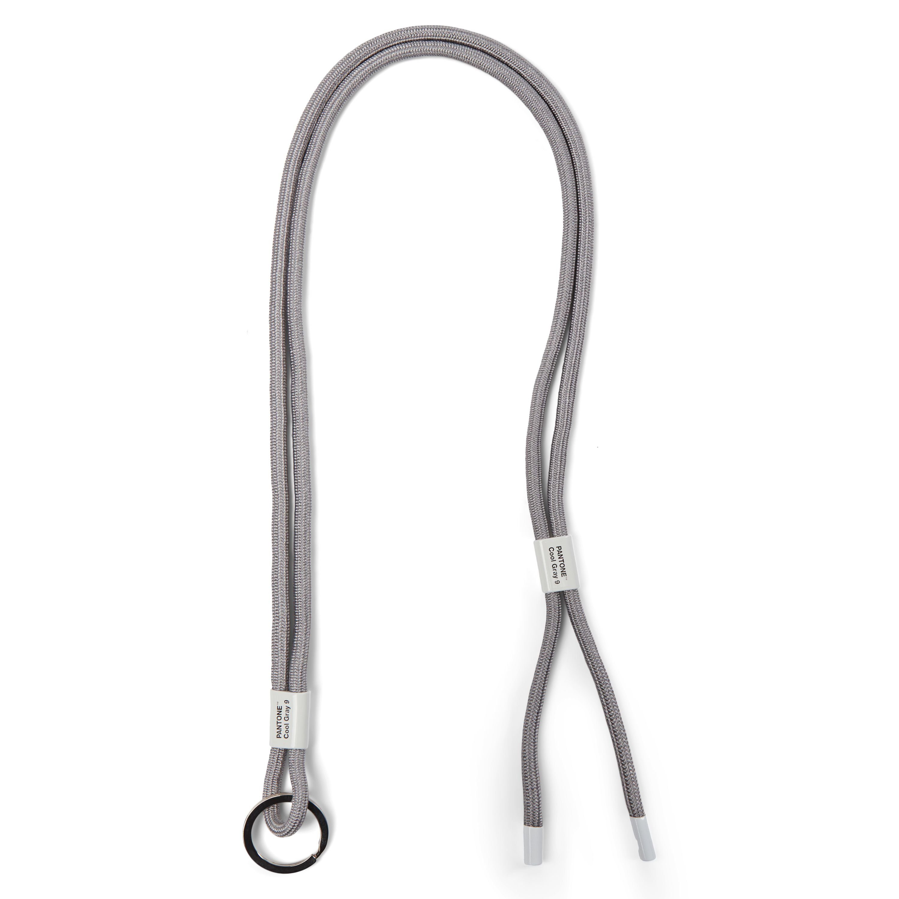 PANTONE Schlüsselanhänger, Design- Schlüsselband Adjustable Lanyard, verstellbar Cool Gray 9
