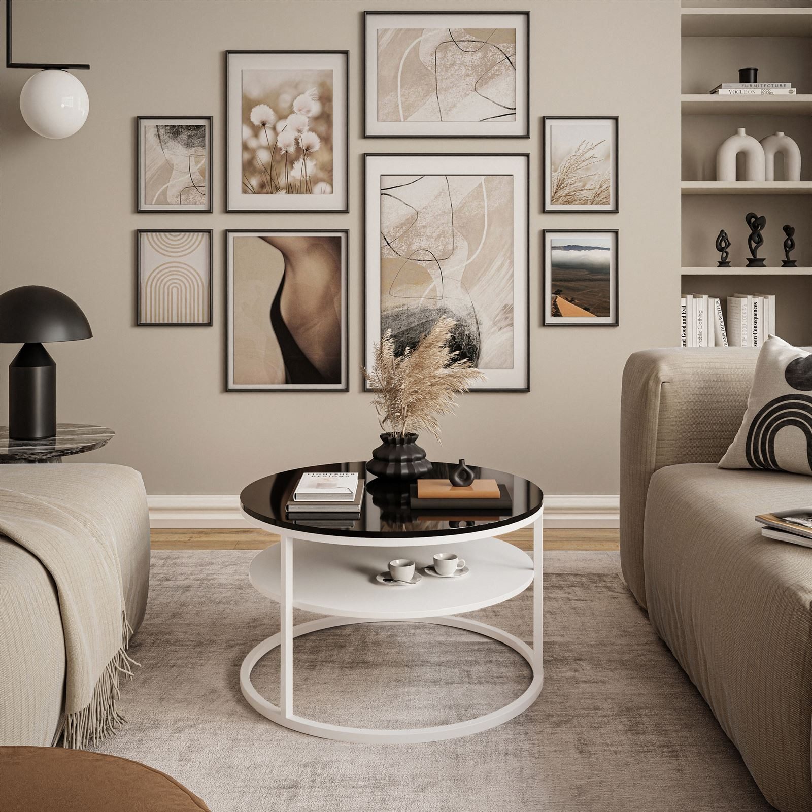 Lookway Couchtisch CIRI Hochglanz mit Ablage günstig online kaufen