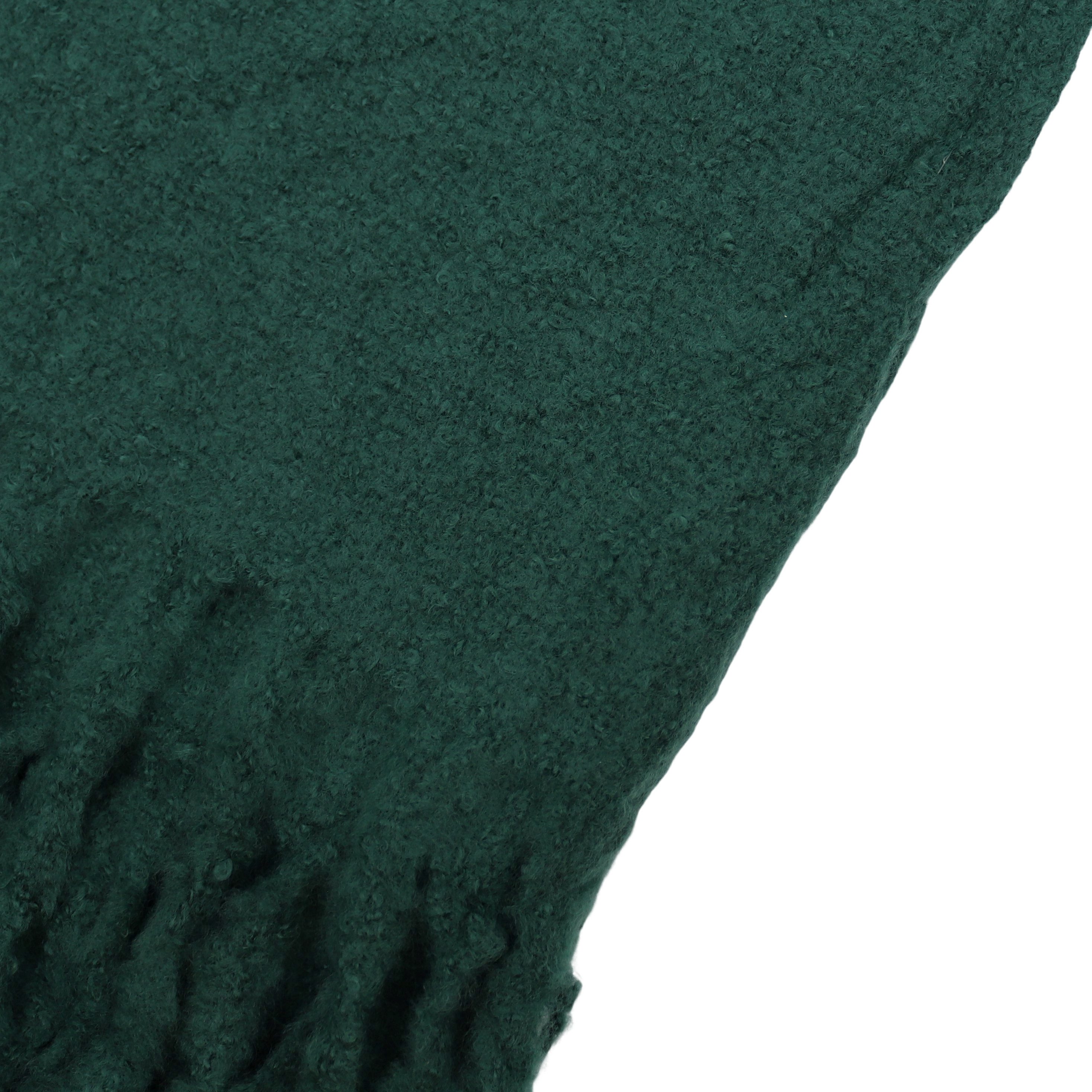 MIRROSI Modeschal weicher und warmer Unifarbe Schal mit Fransen, 65x180cm, günstig online kaufen