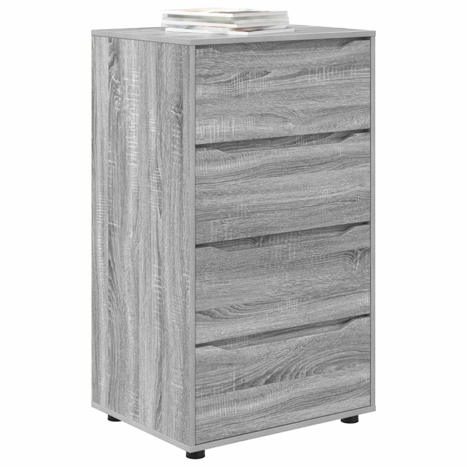vidaXL Schranksystem Stauraumschränke 60 x 48 x 105 cm Holzwerkstoff Sonoma-Grau (1-St)