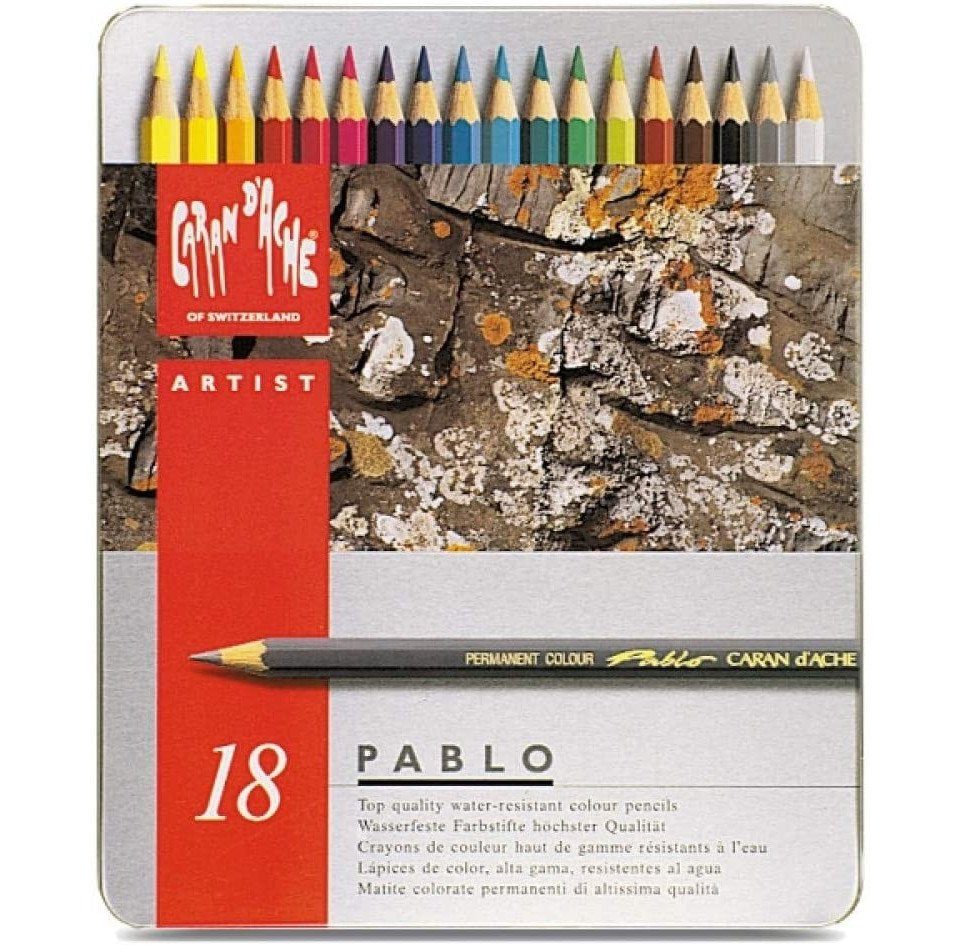 CARAN D'ACHE Buntstift Caran dAche Buntstifte Artist PABLO 18er Set