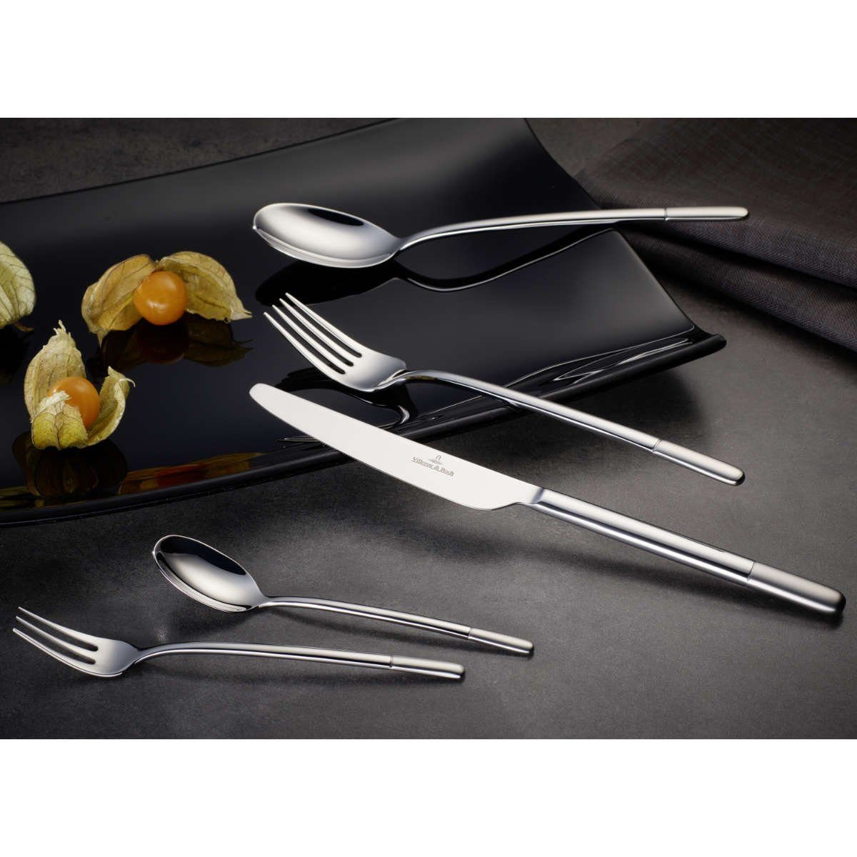Villeroy & Boch Besteck-Set Ella, 6 Personen, rostfreier Edelstahl 18/10, 30-tlg.
