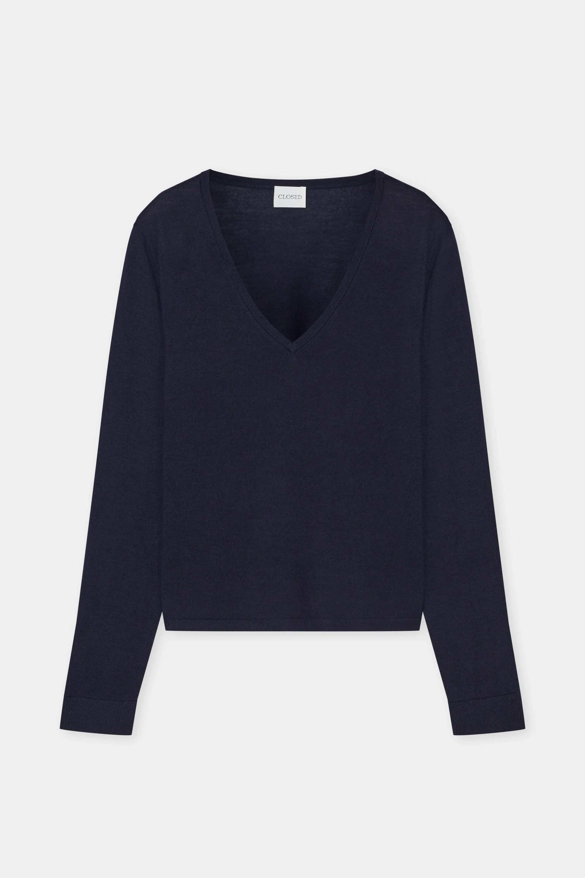 Strickpullover V neck long sleeve