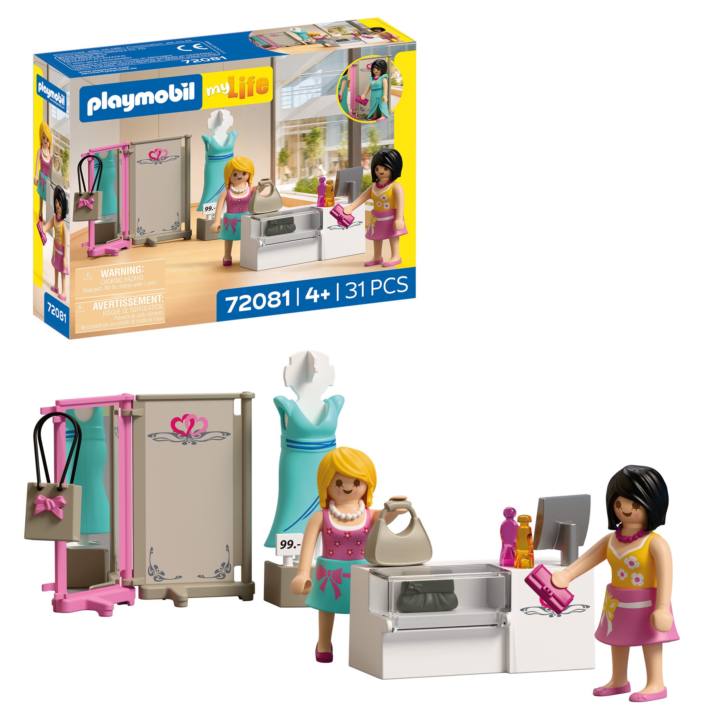 Playmobil® Modeboutique (72081), My Life Konstruktions-Spielset, (31 St), Made in Europe