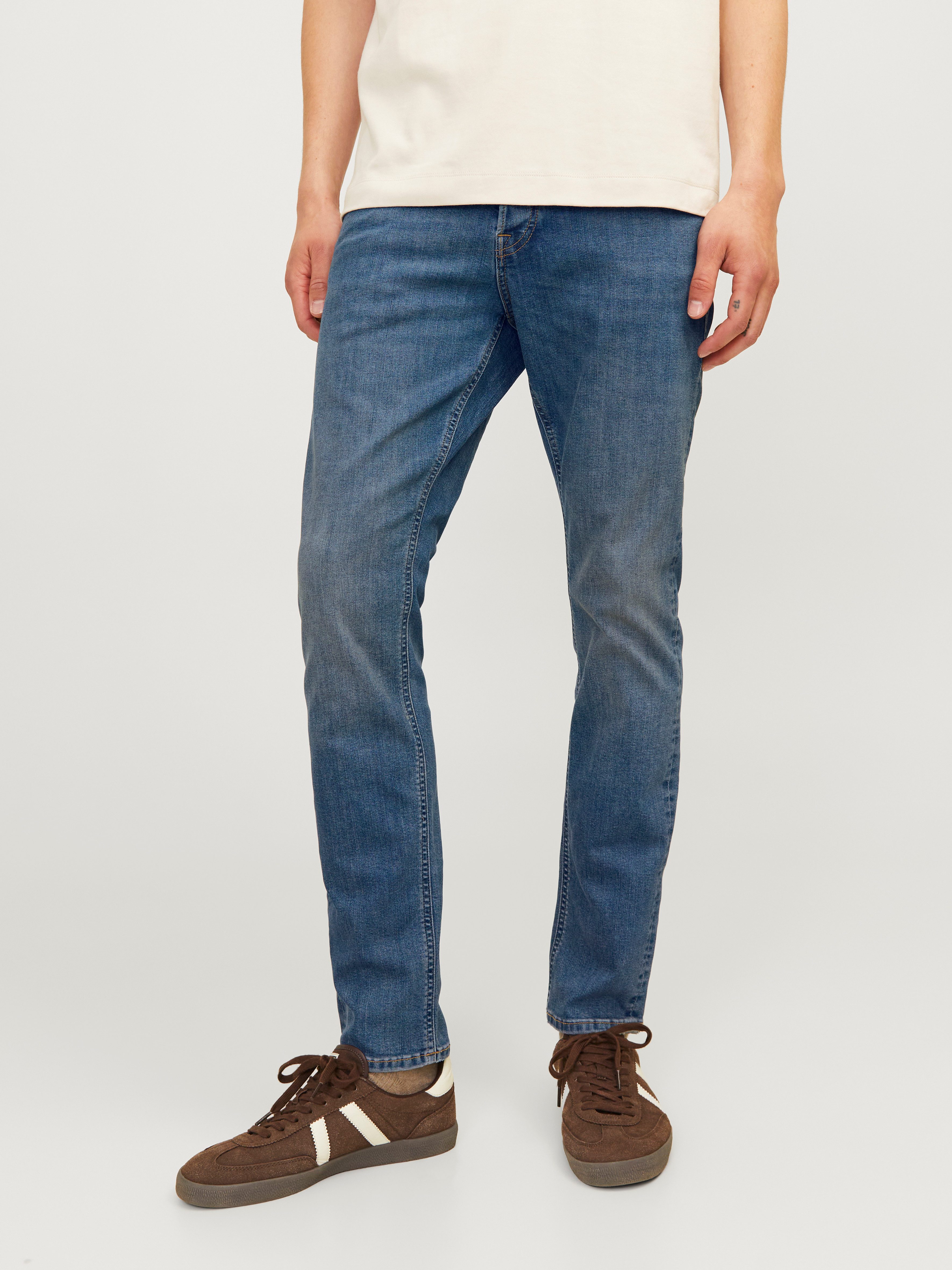Jack & Jones Slim-fit-Jeans JJIGLENN Slim-Fit mit Stretch und praktischer 5 günstig online kaufen