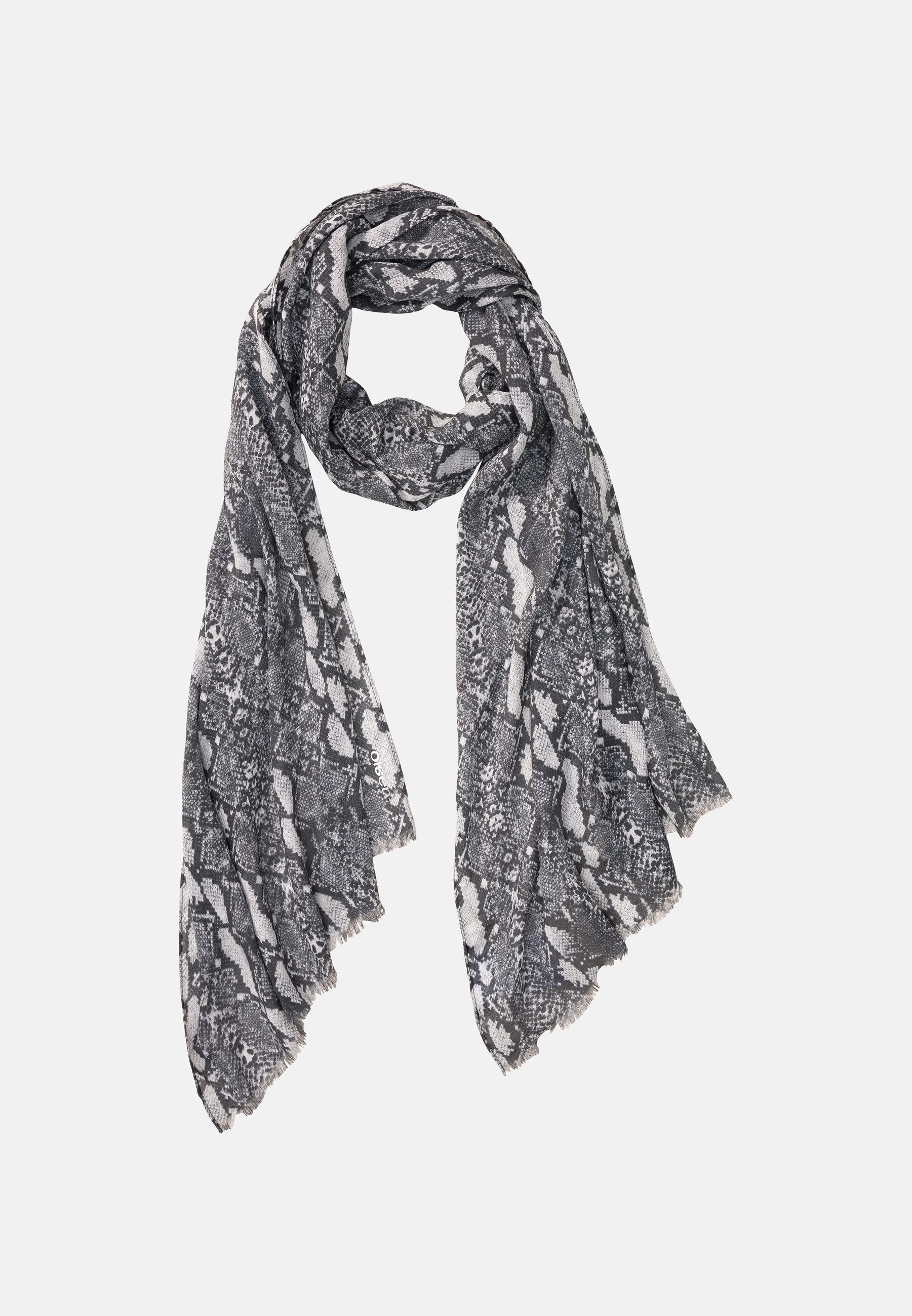 Modeschal Schal mit Schlangenprint