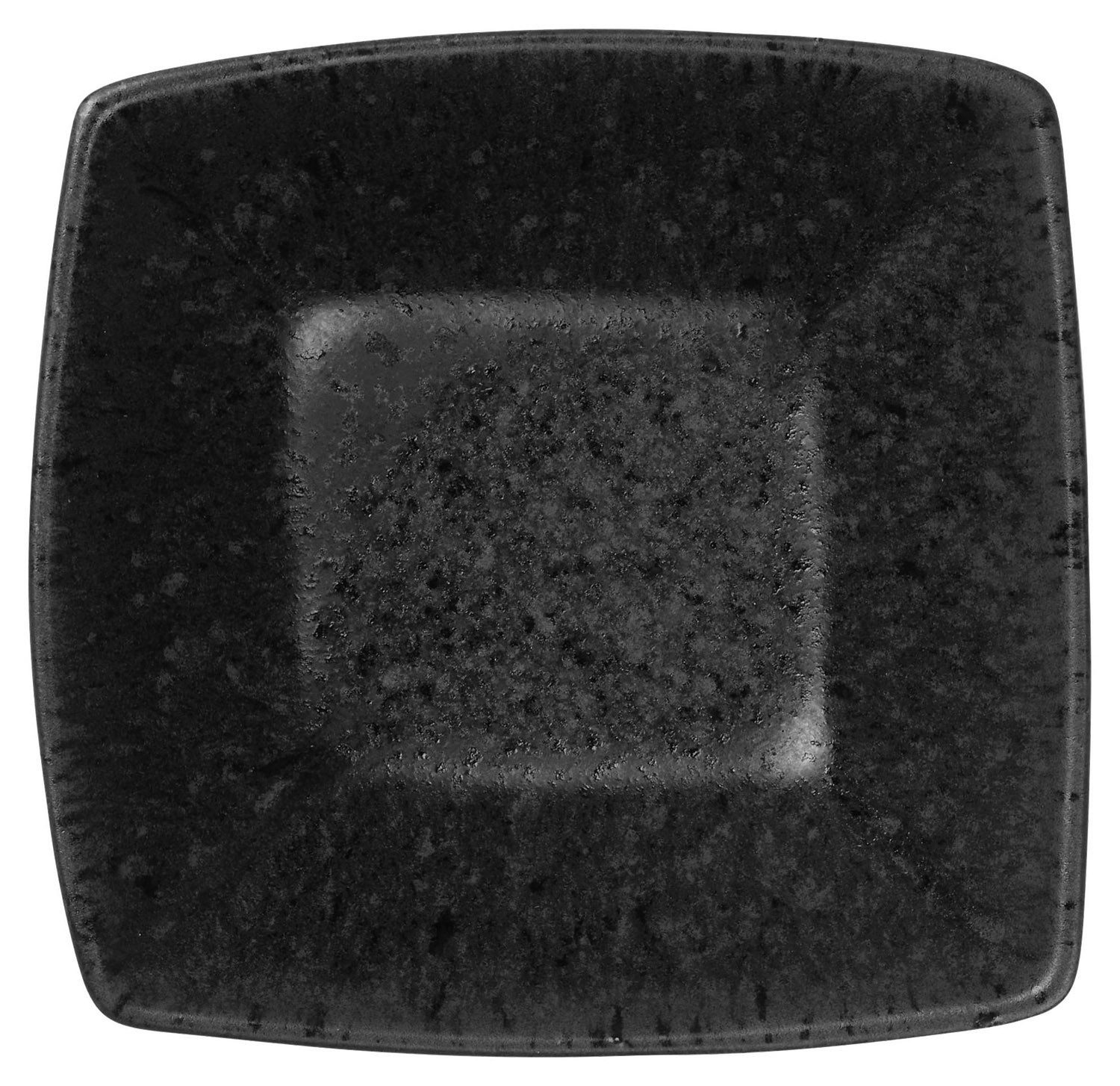 ASA SELECTION Dipschale GRANDE NERO, 10,5 x 10,5 cm, Schwarz, Glasiert, Steingut, Spülmaschinengeeignet