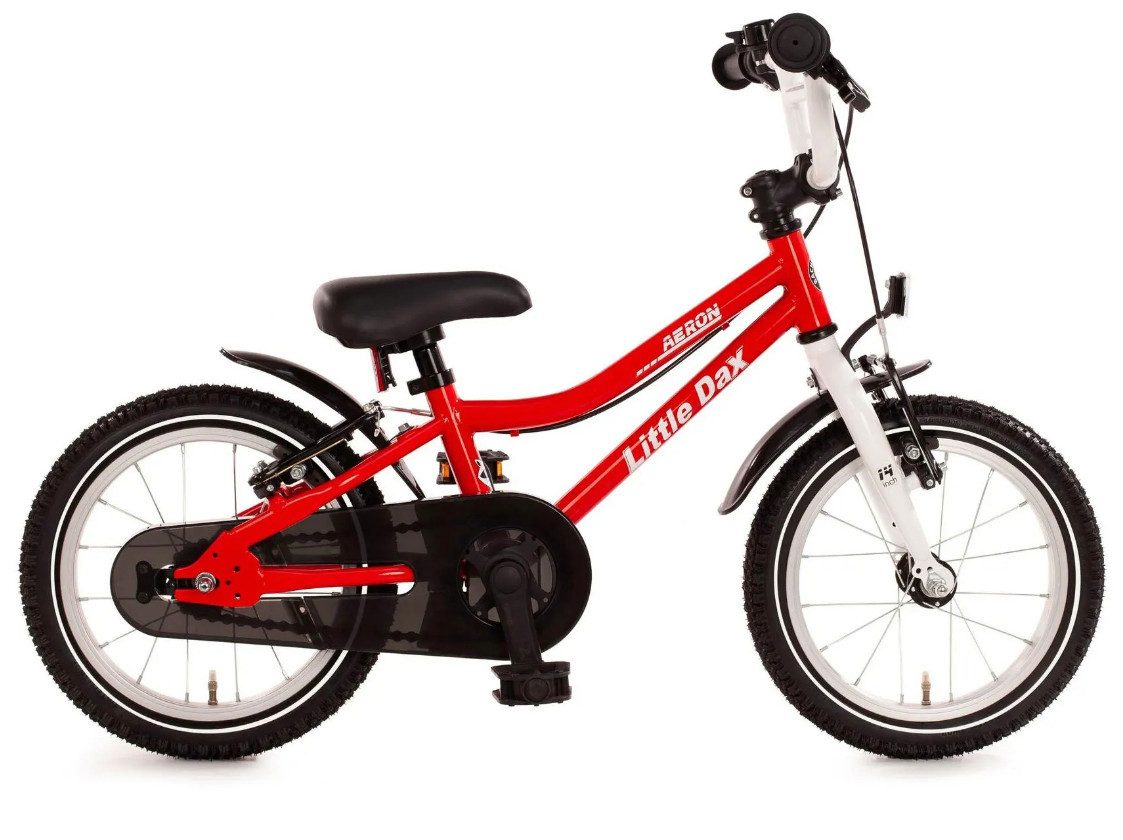Bachtenkirch Kinderfahrrad Little Dax Fahrrad ab 3 Jahre leicht Jungen Mädchen 14 16 18 Zoll, Wählbar. Silber, Blau, Rot, 14 Zoll, 16 Zoll, 18 Zoll