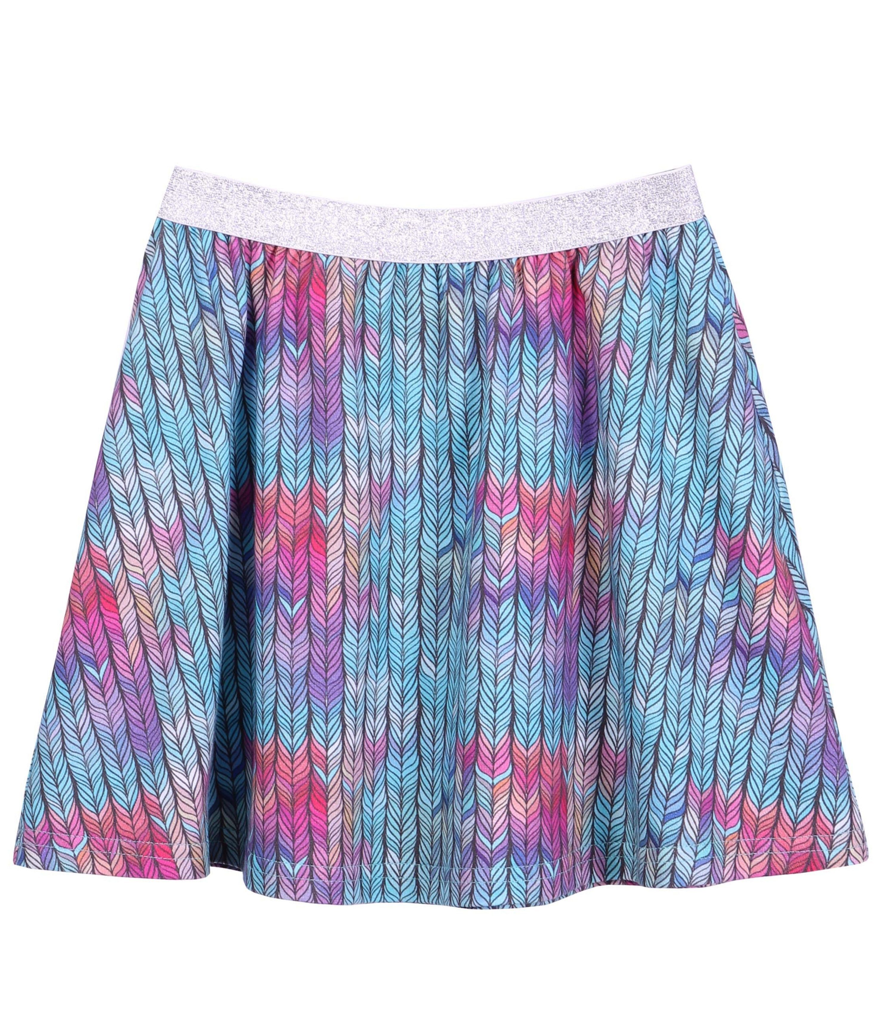 coolismo Jerseyrock Mädchen Rock Fantasie-Print
