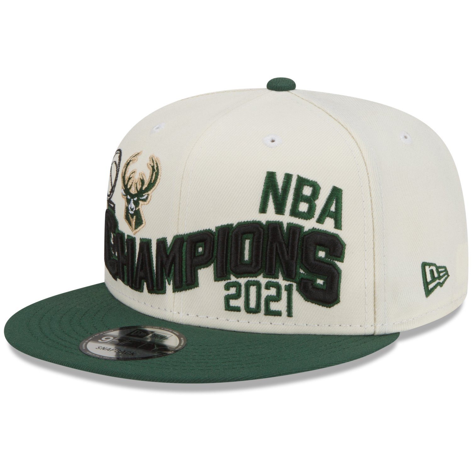 New Era Snapback Cap 9Fifty CHAMPSIONS 2021 Milwaukee Bucks