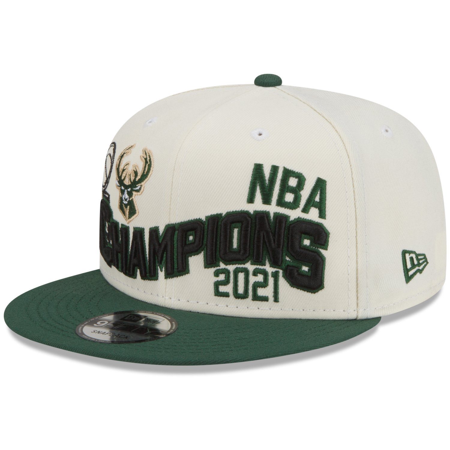 New Era Snapback Cap 9Fifty CHAMPSIONS 2021 Milwaukee Bucks günstig online kaufen