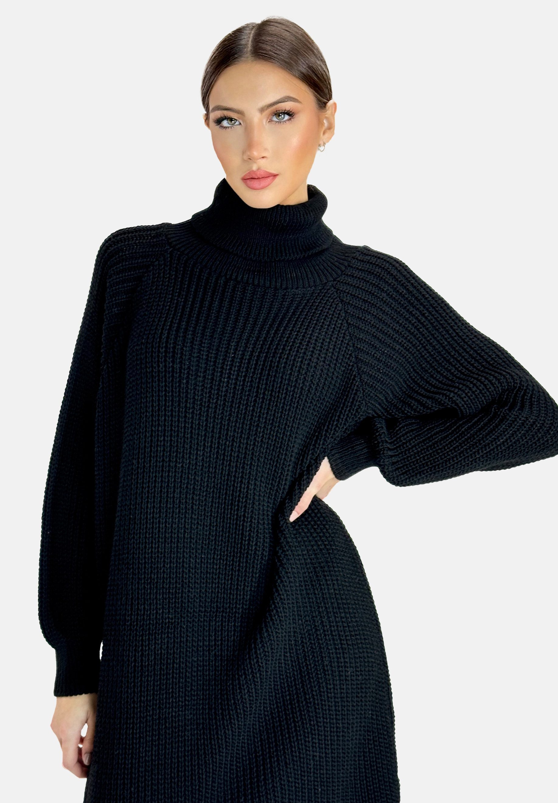 Elara Midikleid Elara Damen Strickkleid (1-tlg) günstig online kaufen