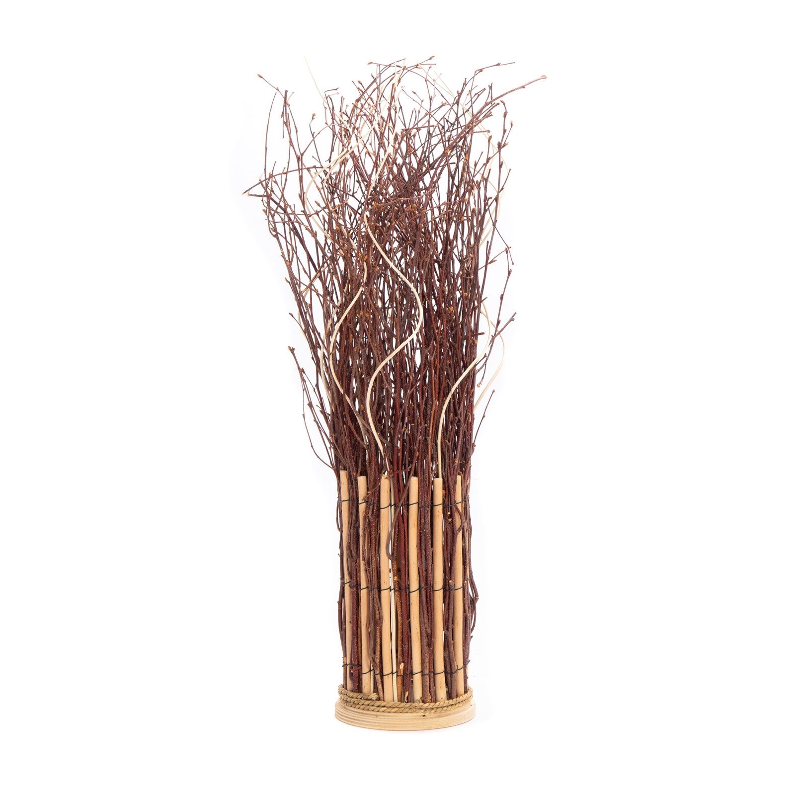 CREEDWOOD Paravent RAUMTEILER "BUNCH", Weide, 71x35cm, Zweige Sichtschutz