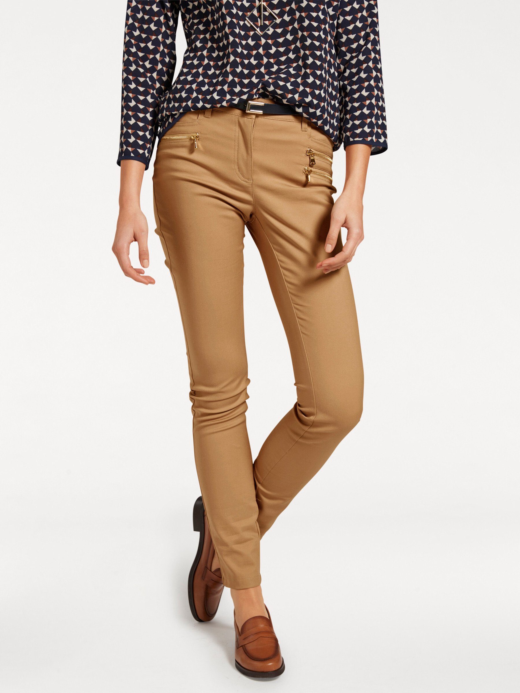 Jerseyhose Bauchweg-Hose normal