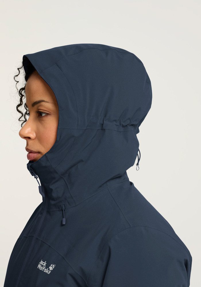 Jack Wolfskin Wintermantel HEIDELSTEIN 2 INS JKT W mit langärmeliger Form, aus Polyester