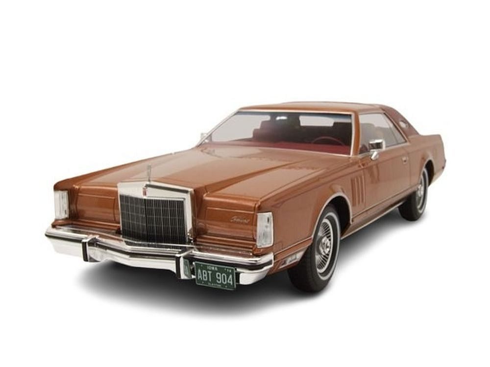 MCG Modellauto Lincoln Continental Mk V 1978 kupfer, Maßstab 1:18