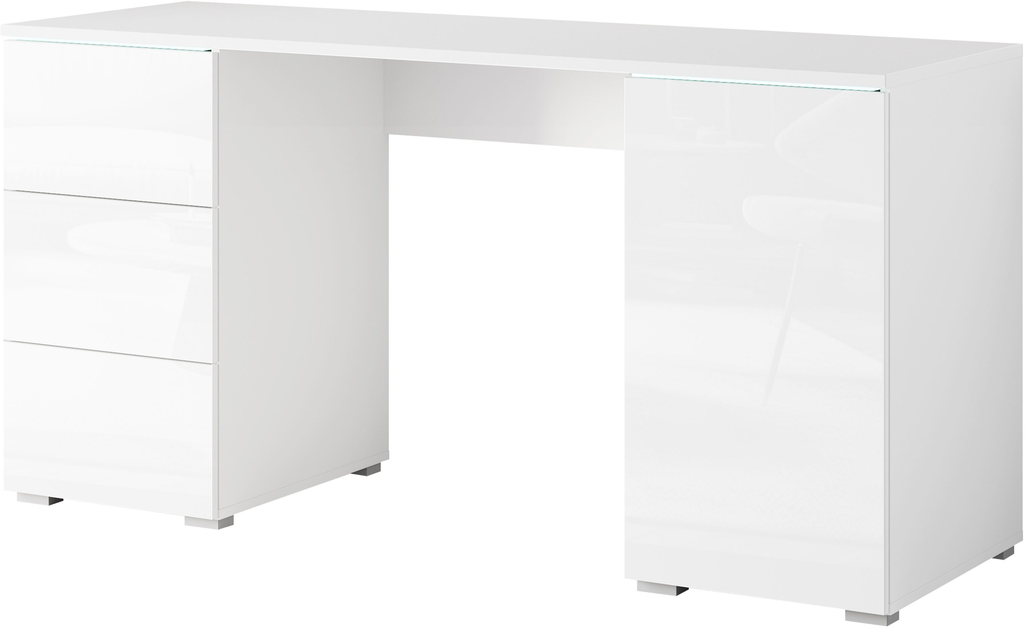 INOSIGN Schreibtisch Vera, Computertisch mit LED-Beleuchtung (1-St), Büroti günstig online kaufen