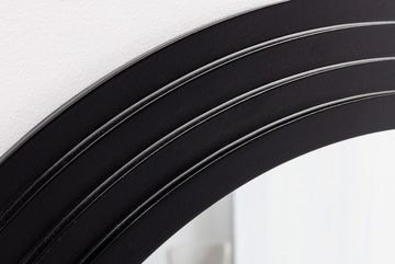 riess-ambiente Spiegel ART DECO 160cm schwarz (Einzelartikel, 1-St), Flur · Kunststoff · Rahmen · Rundbogen · Ganzkörper · Groß · Modern