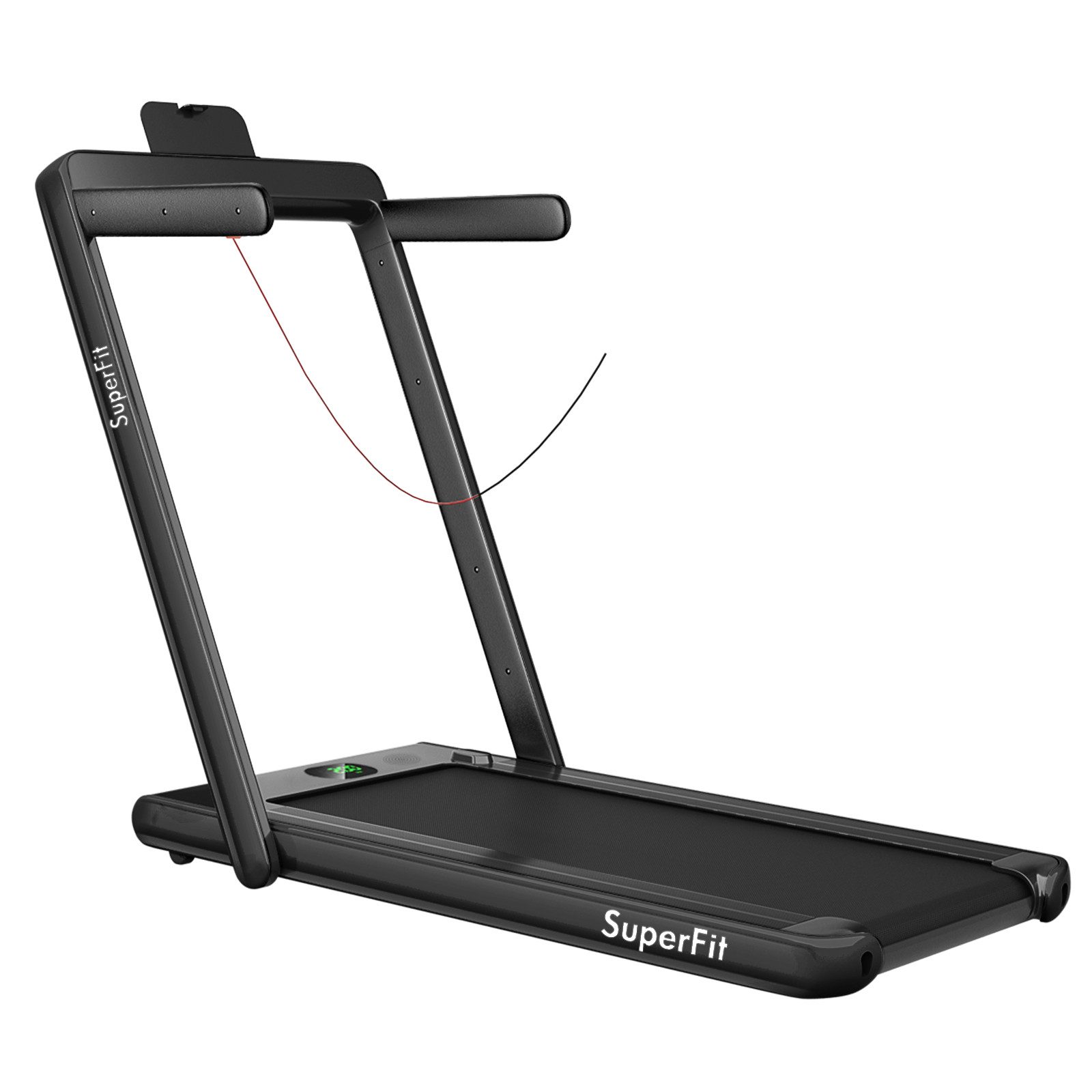 COSTWAY Laufband, APP, Bluetooth, LED, bis 120 kg