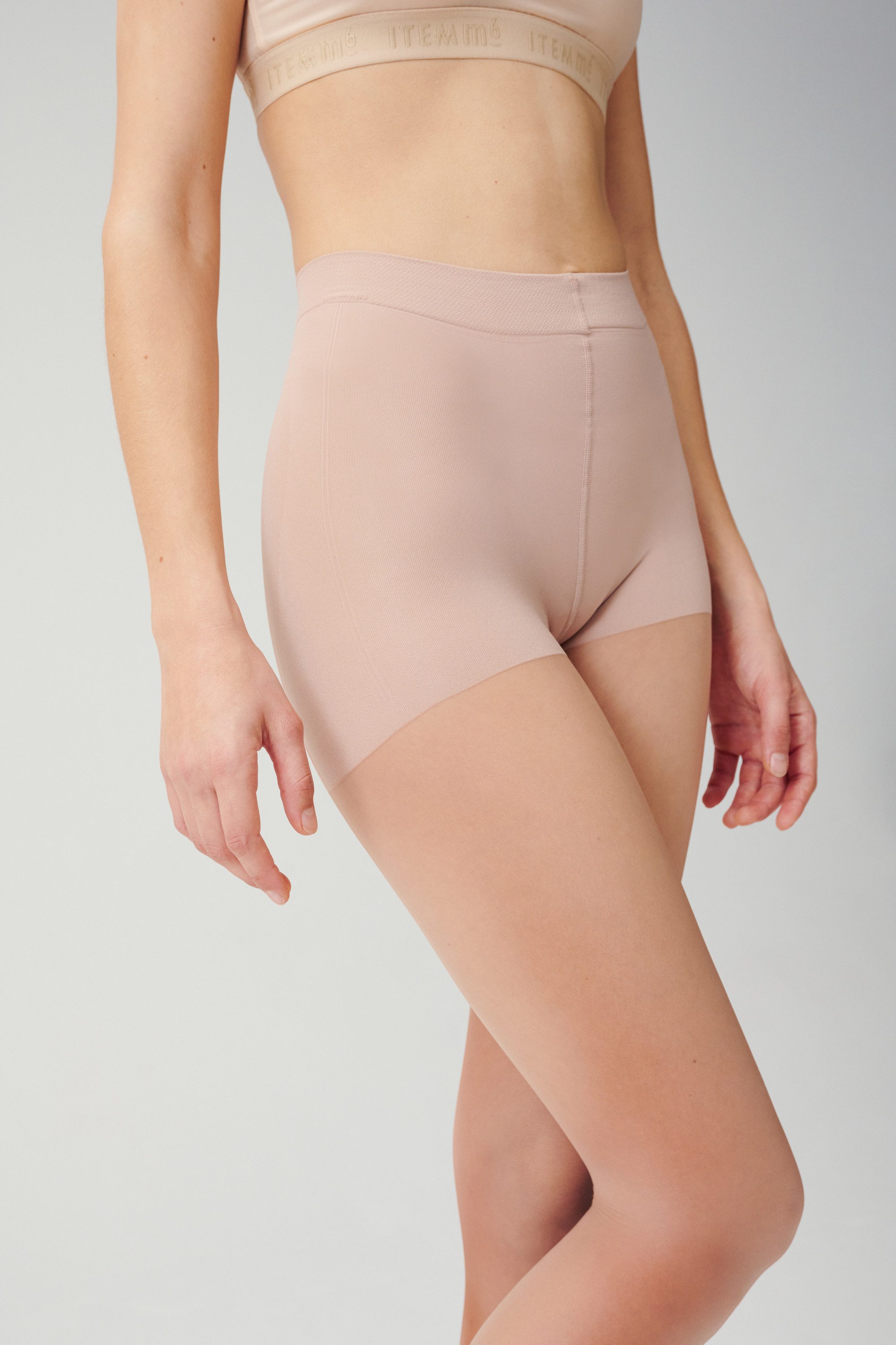 ITEM m6 Feinstrumpfhose Contouring 15 DEN Konturier-Effekt, Highlight-Zonen, Lifting, Silhouette, ultrahaltbar