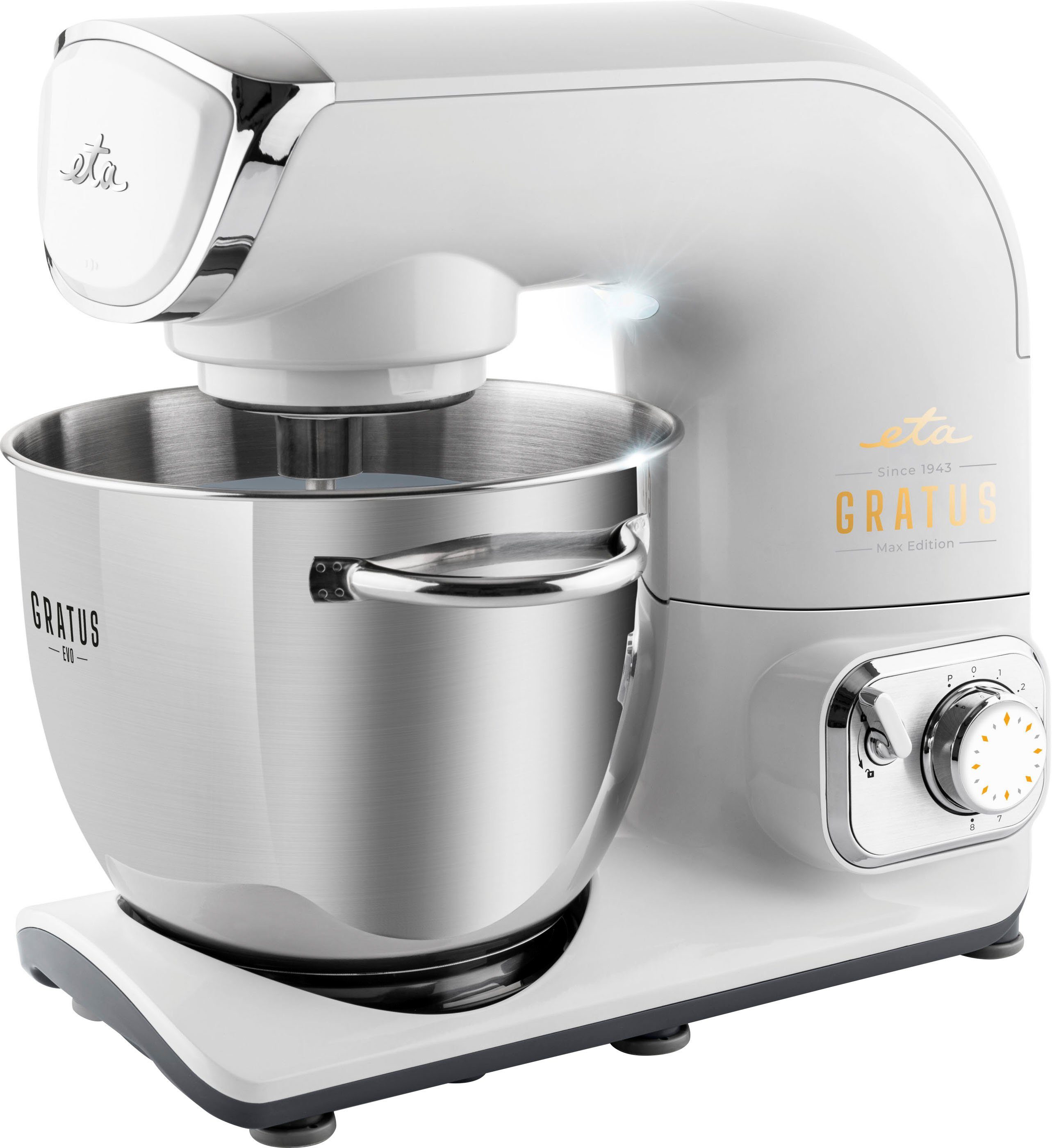 eta Küchenmaschine Gratus Evo Max ETA102890061, 1500 W, 5,5 l Schüssel