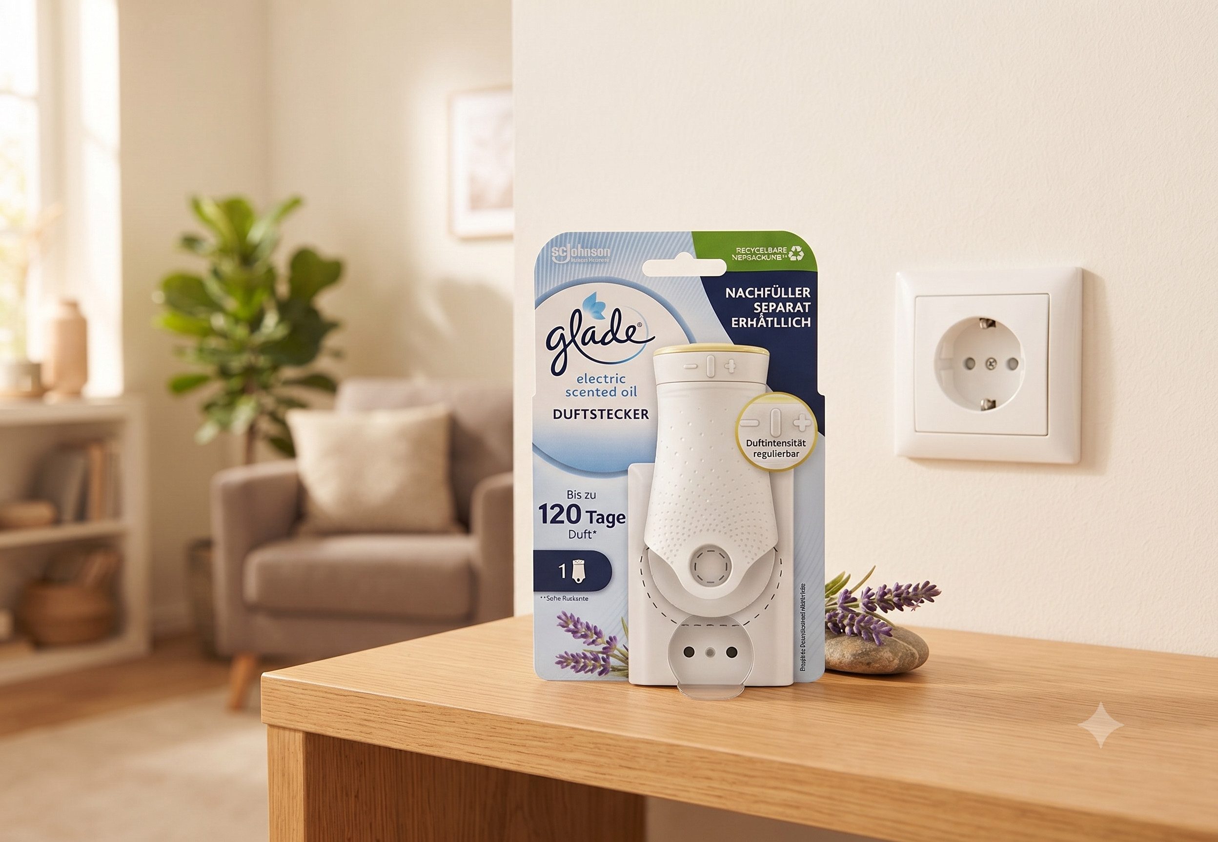 Glade Raumduft glade Lufterfrischer elektrischer Duftstecker Halter, - 1 Stk