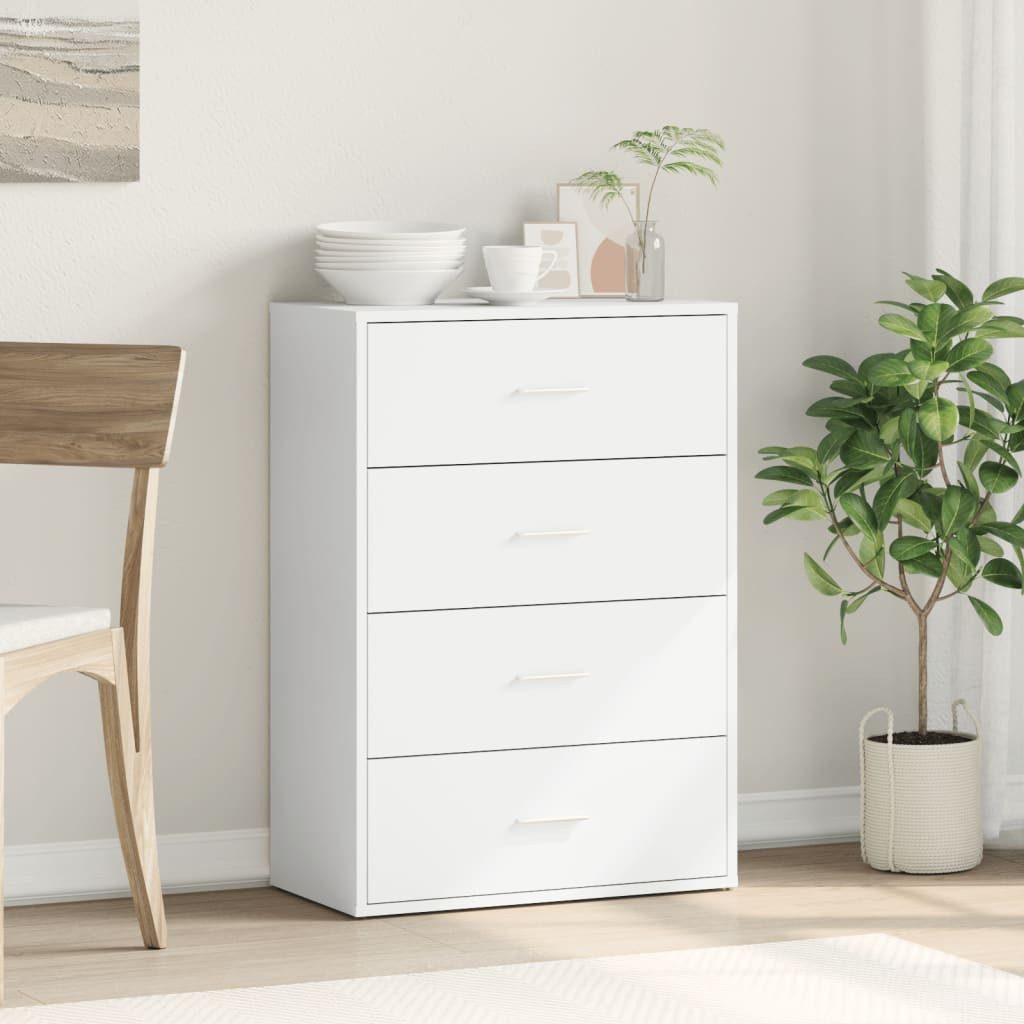 vidaXL Sideboard Sideboard Weiß 60x31x84 cm günstig online kaufen