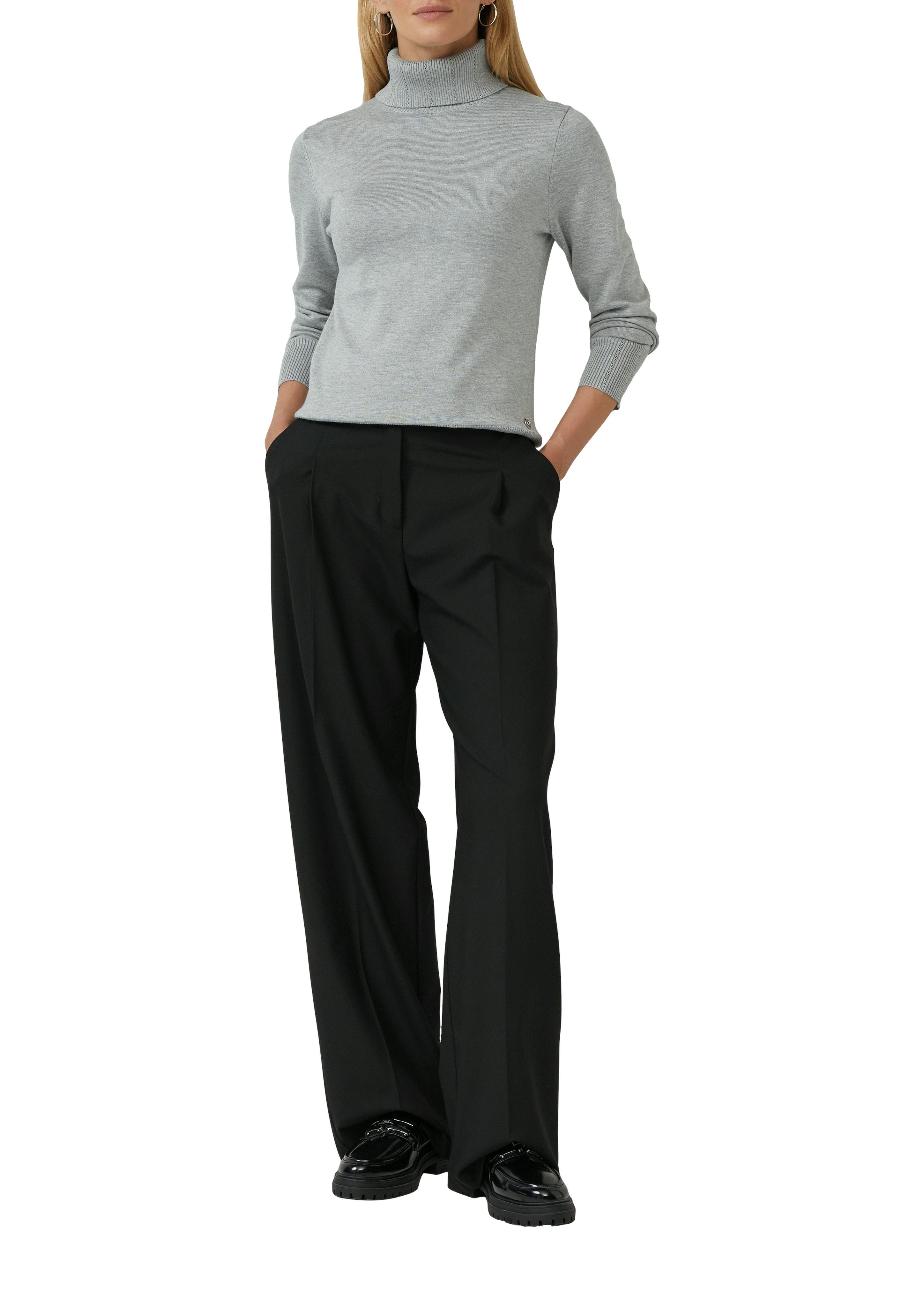 s.Oliver BLACK LABEL Strickpullover mit Rollkragen günstig online kaufen