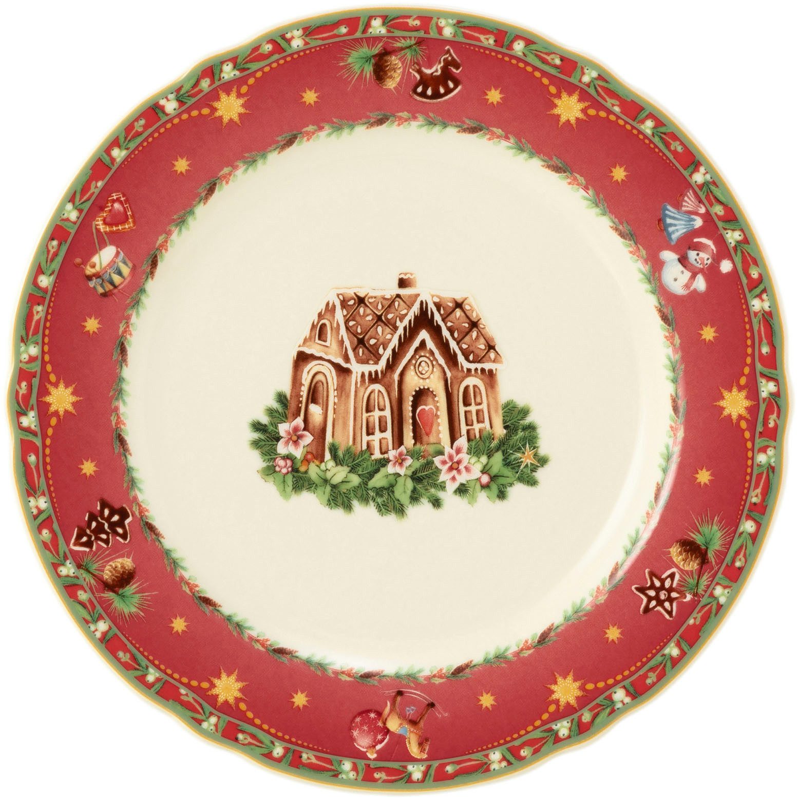 Seltmann Weiden Brotteller Marieluise - Weihnachtsnostalgie, (1 St), Teller rund 17 cm