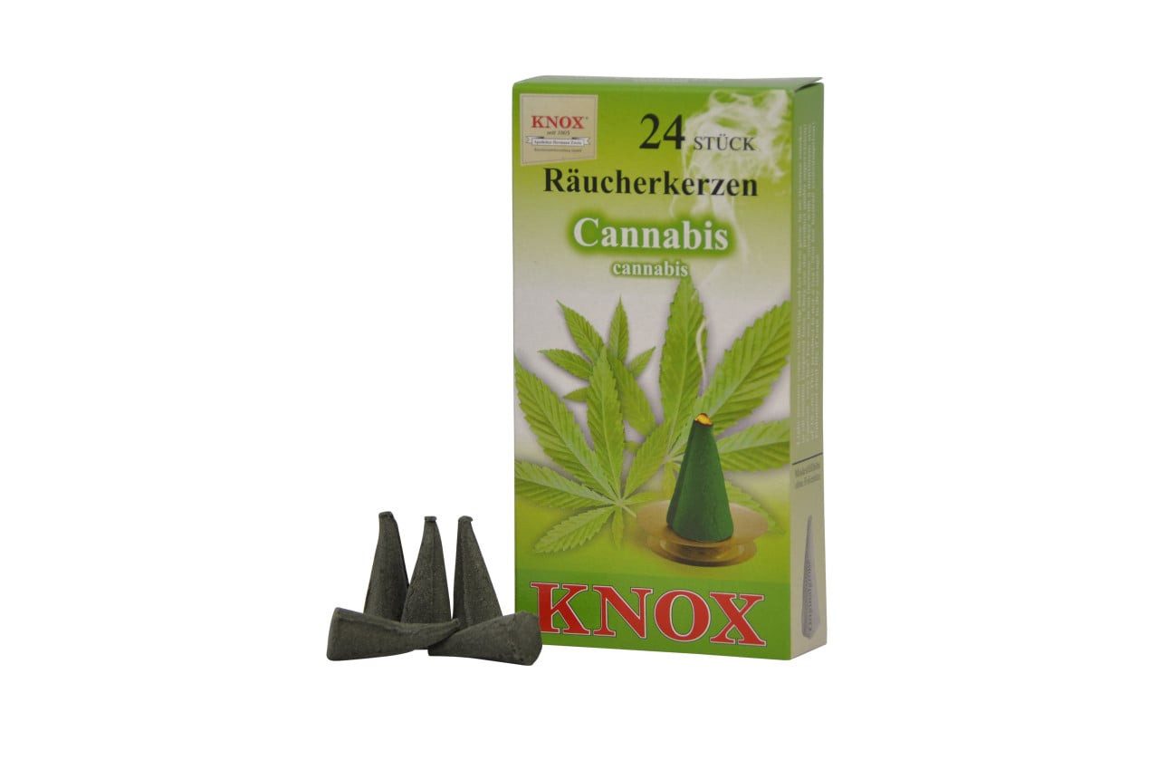 KNOX Räucherhaus Knox Räucherkerzen - Cannabis 24 Stück