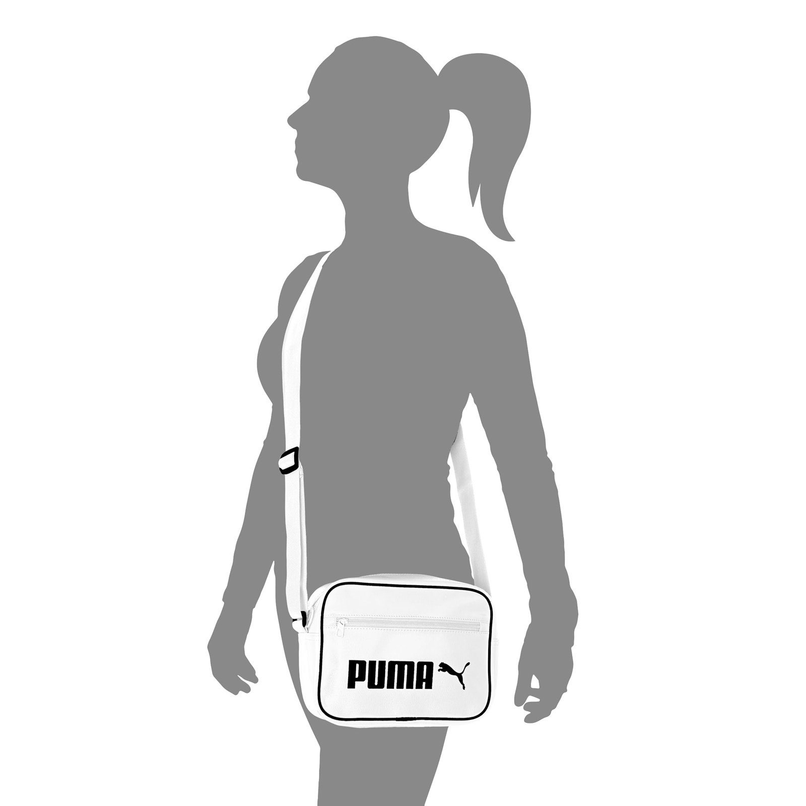 PUMA Messenger Bag Tasche Puma Campus Mini Reporter Retro (1-tlg) white | Messenger Bags