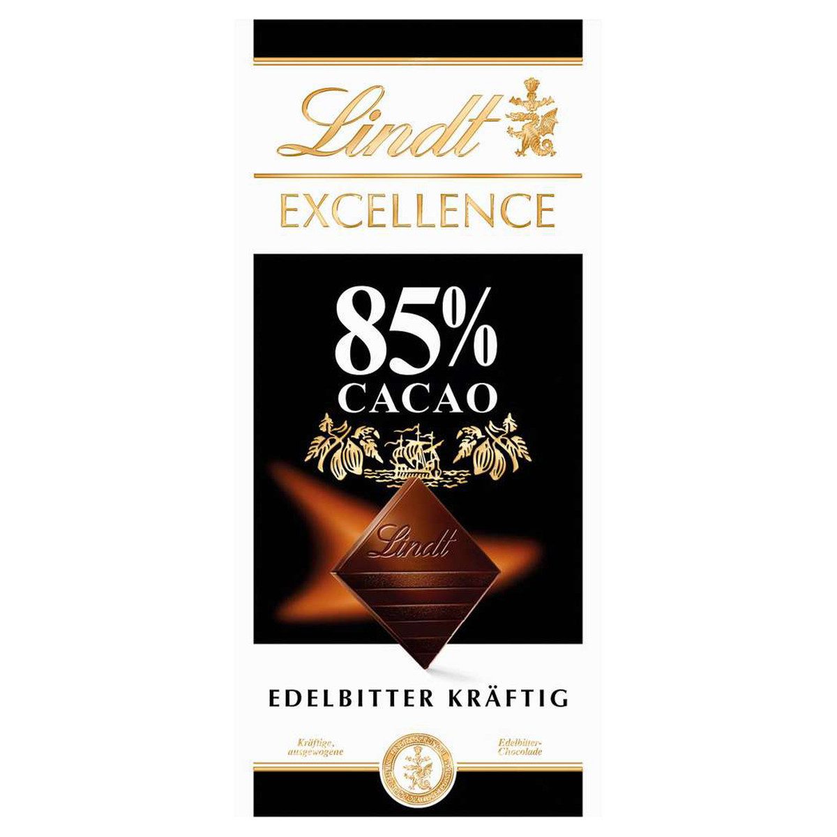 LINDT Schokolade, Lindt & Sprüngli Excellence 85% Kakao Edelbitter kräftig 100g