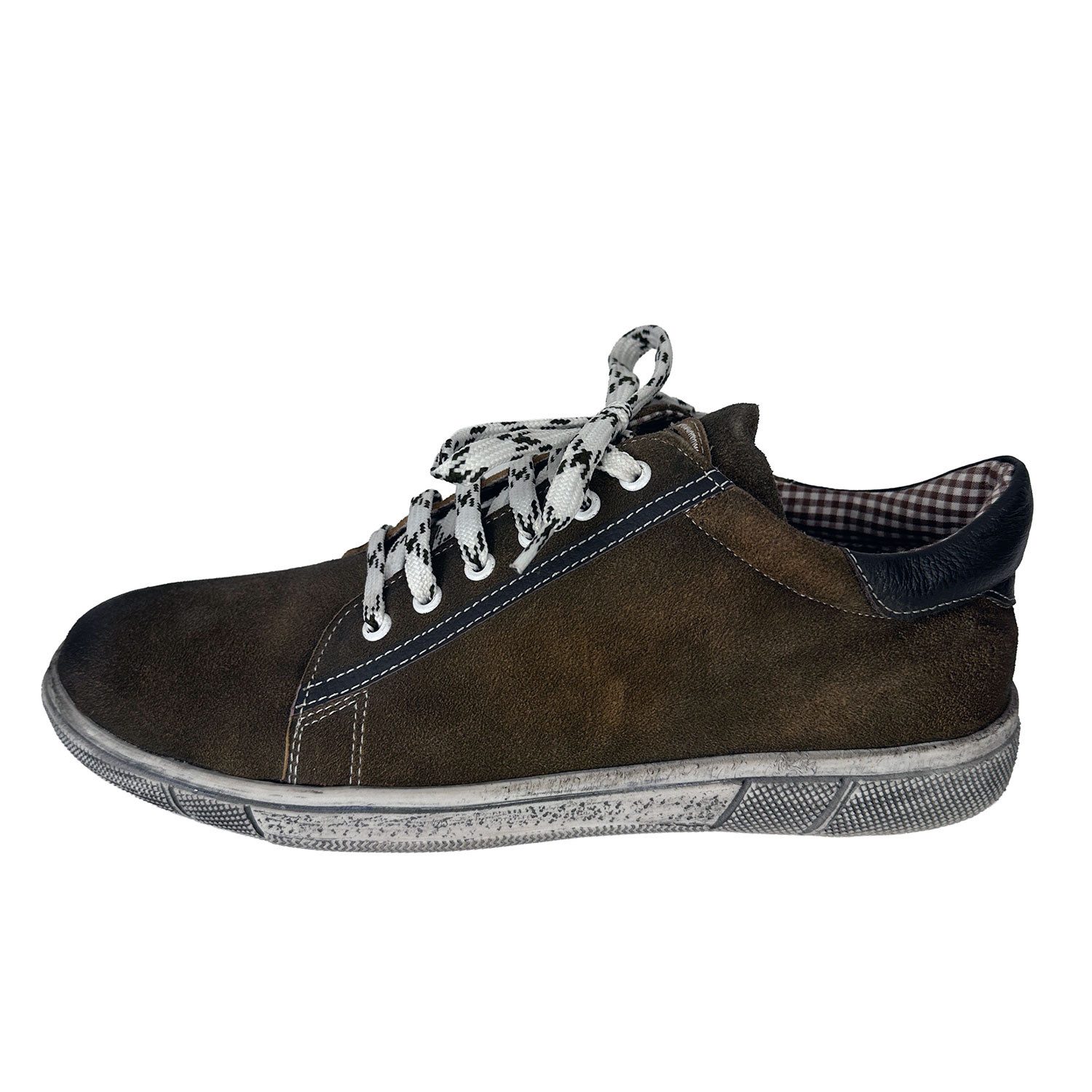 Maddox Herren Trachten Leder Schuhe "Siegfried", Wood Braun Sneaker