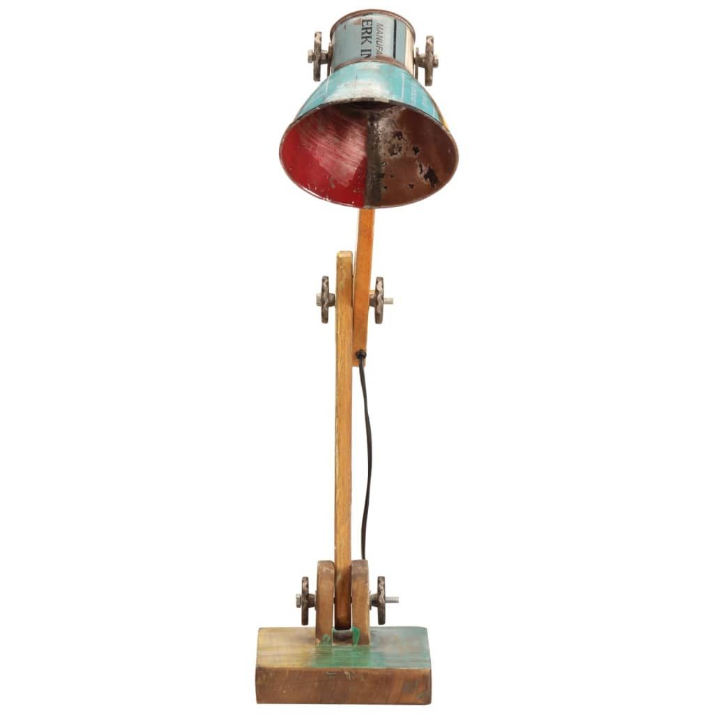 vidaXL Schreibtischlampe NA Schreibtischlampe Industrie-Stil Mehrfarbig Rund 23x18x95cm E27