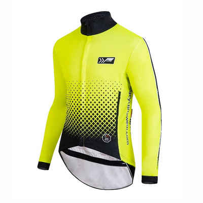 prolog cycling wear Funktionsjacke Fahrradjacke Herren Softshell „Safety Jacket Zero Wind & Water“
