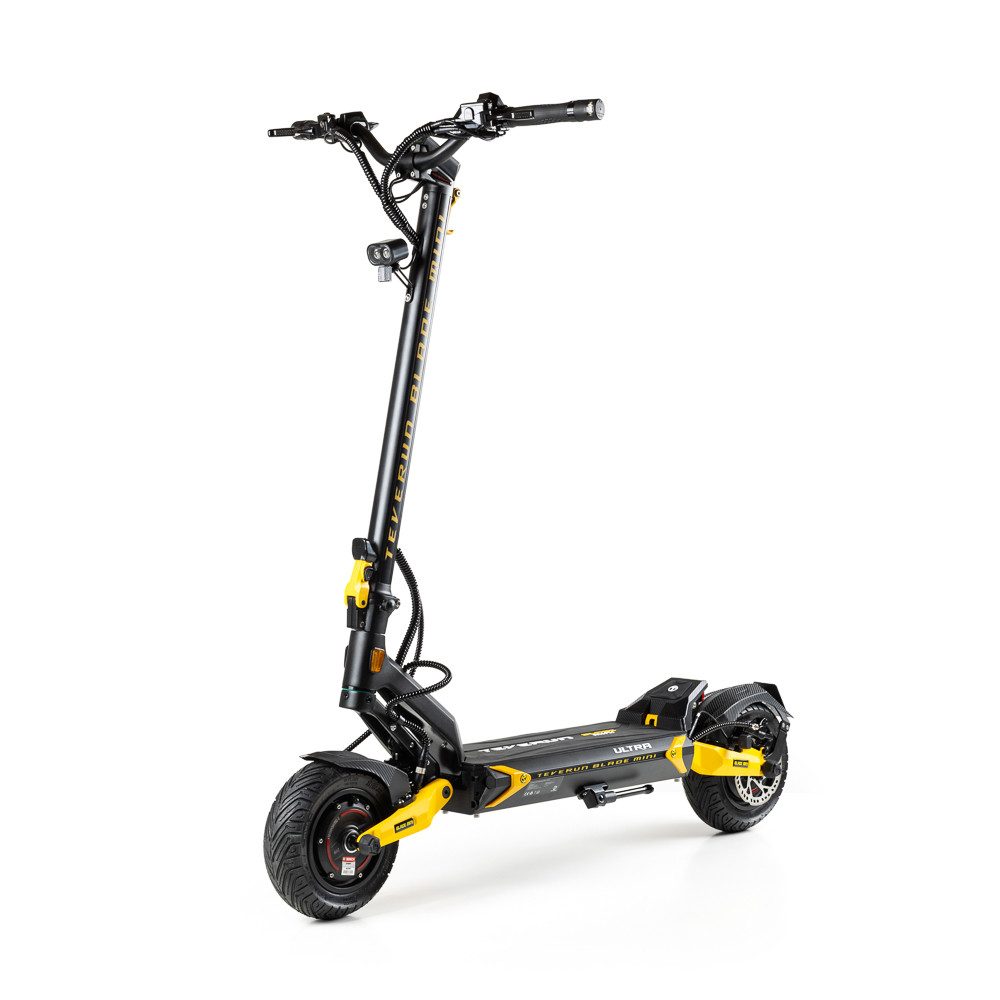 TEVERUN E-Scooter Teverun Blade Mini Ultra eKFV E-Scooter mit Straßenzulassung, 20 km/h, (Packung), 30Ah DMEGC, 2×250W Bosch, ABE, Federung, APP