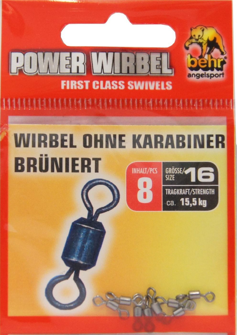 Schnurverbinder Behr Microwirbel Wirbel Forellenwirbel Miniwirbel