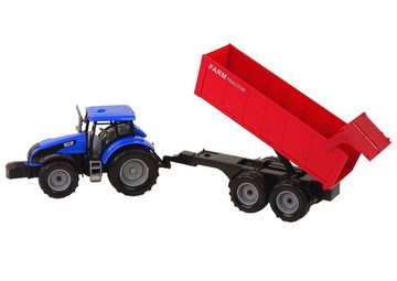 LEAN Toys Spielzeug-Traktor Traktor Anhänger Landwirtschaft Spielzeug Ernte Bauernhof Fahrzeug