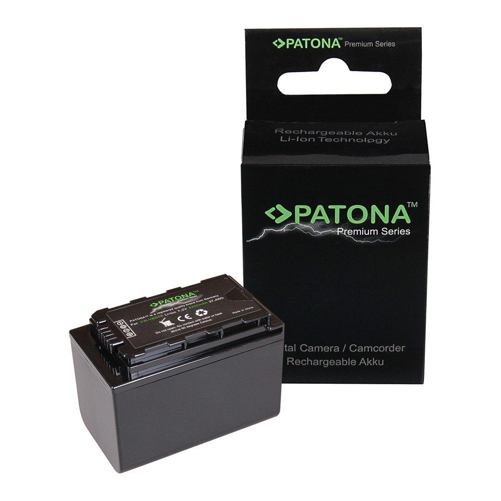 Patona Akku für Panasonic VW-VBD58 Kamera-Akku Ersatzakku 5200 mAh (7,2 V, 1 St), AJ-PX270 AG-AC8EJ VW-VBD58E-K